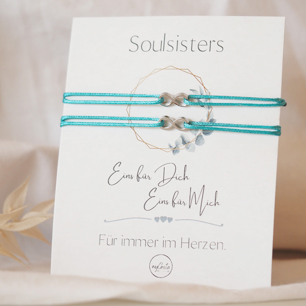 Soulsister | Armbändchen Set für dich und deine Beste Freundin | 2er Set | mygreta