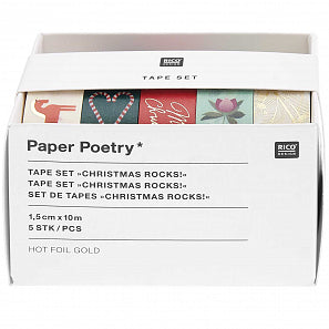 Tape Set Christmas Rocks! FSC Mix | 10 Meter auf jeder Rolle