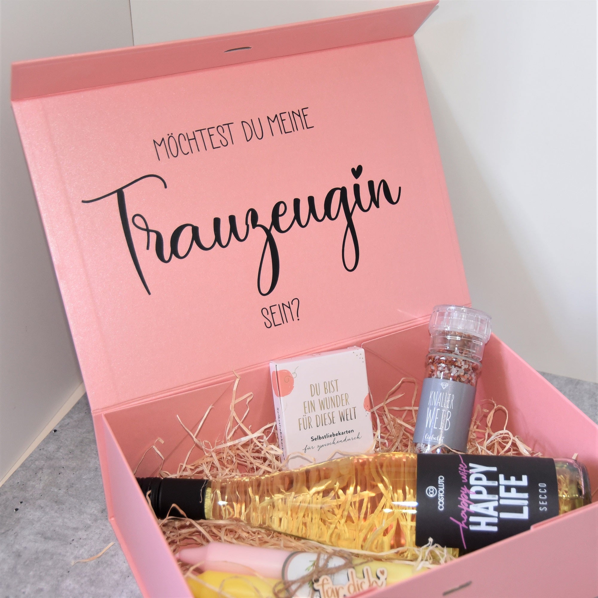 Personalisierte Geschenkbox | Trauzeugin werden | Brautjungfer werden