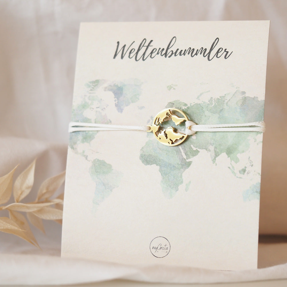 Weltenbummler | Armbändchen Set | inkl. Geschenkverpackung | mygreta