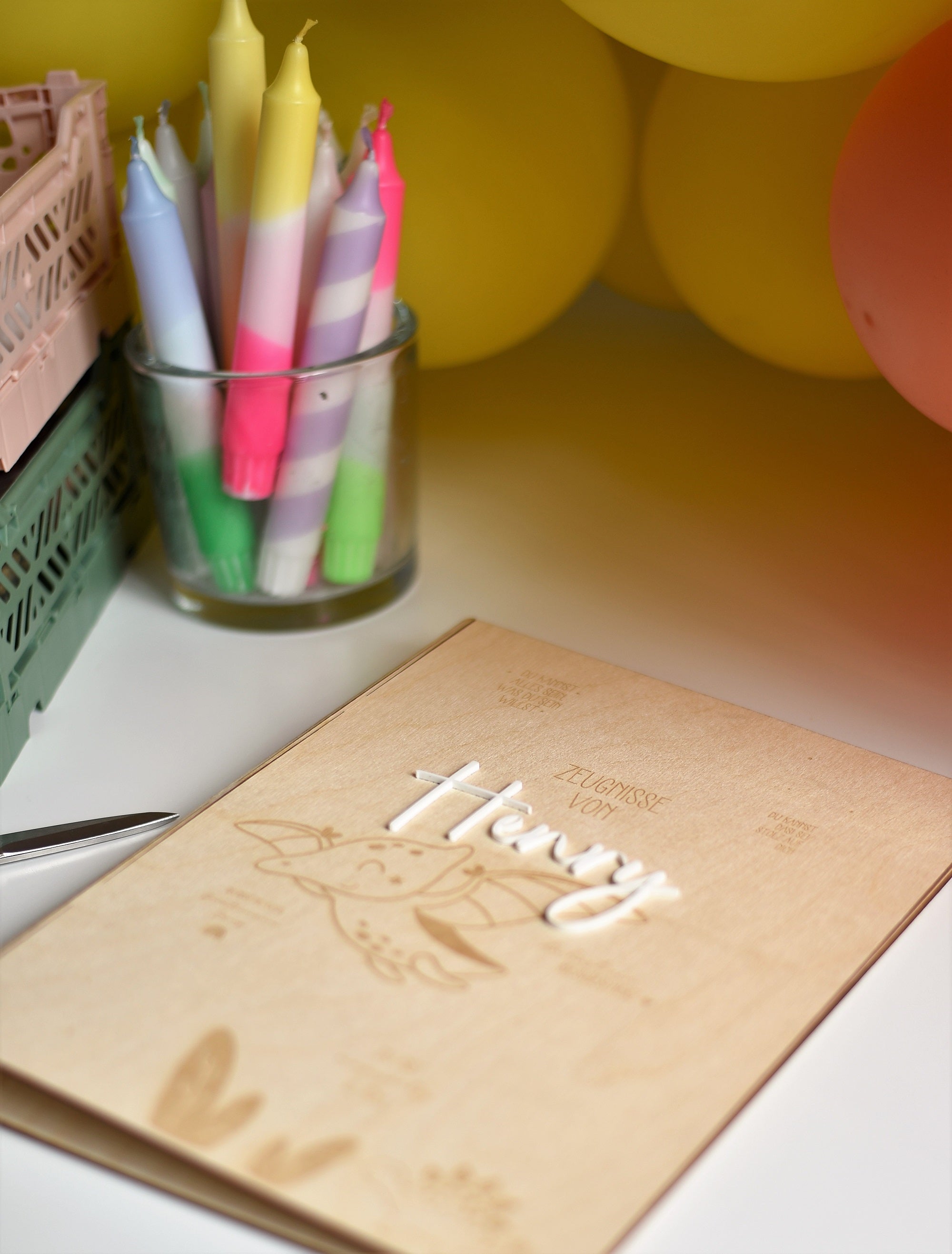 Zeugnismappe Dino | zur Einschulung | Schultüte | Schulstart