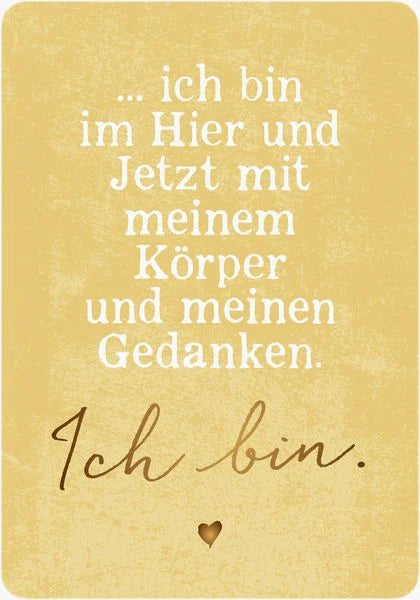 Der Moment ist dein Leben | Achtsamkeitskarten für Zwischendurch