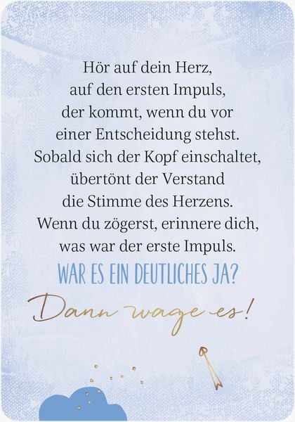 Eines Tages oder Tag eins | Motivationskarten für Zwischendurch