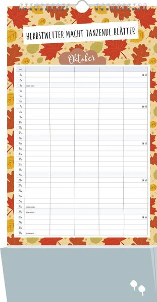 Happy Family | Kalender 2024 | mit Zetteltasche