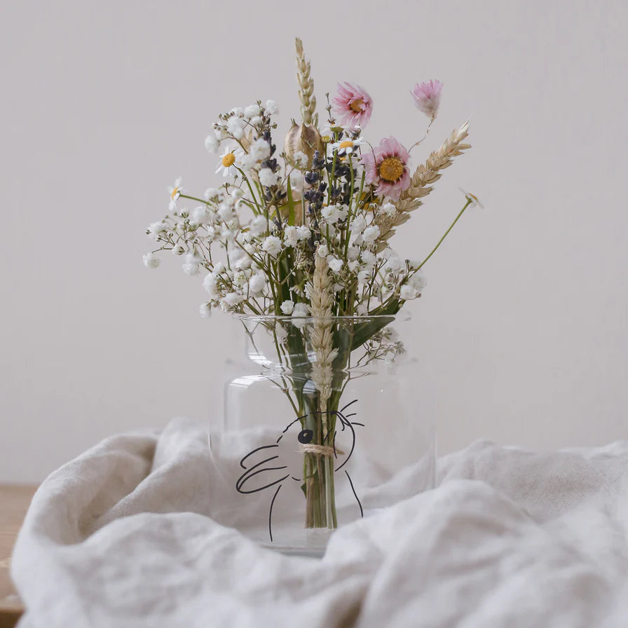 Vase "Hase" | Eulenschnitt | mittel | 10x9,5 cm|