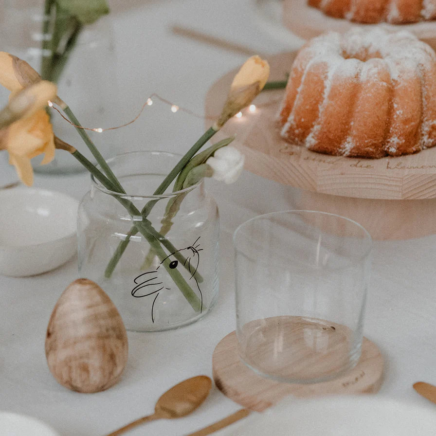 Vase "Hase" | Eulenschnitt | mittel | 10x9,5 cm|