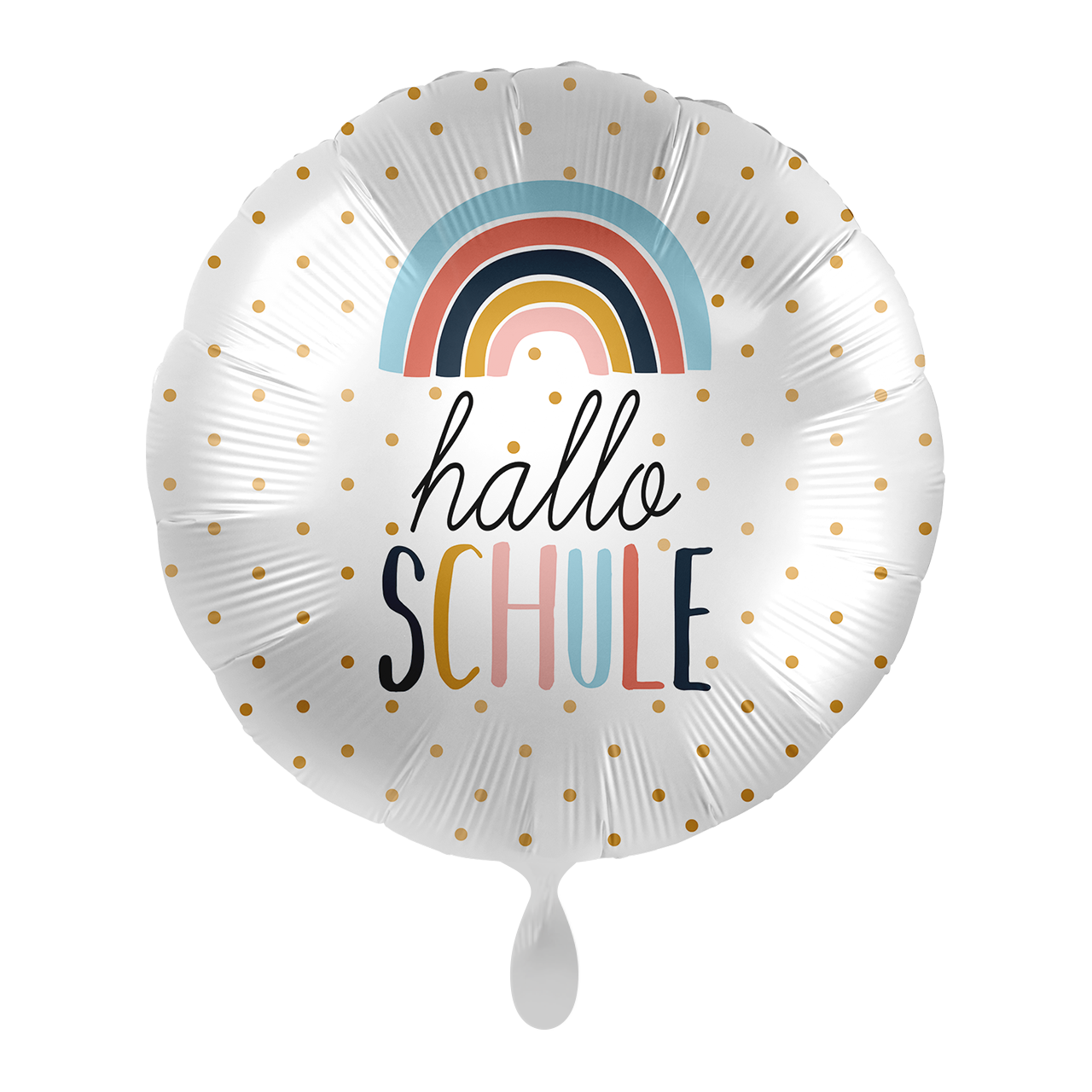 Hallo Schule Folienballon | nur zur Abholung | inkl. Helium
