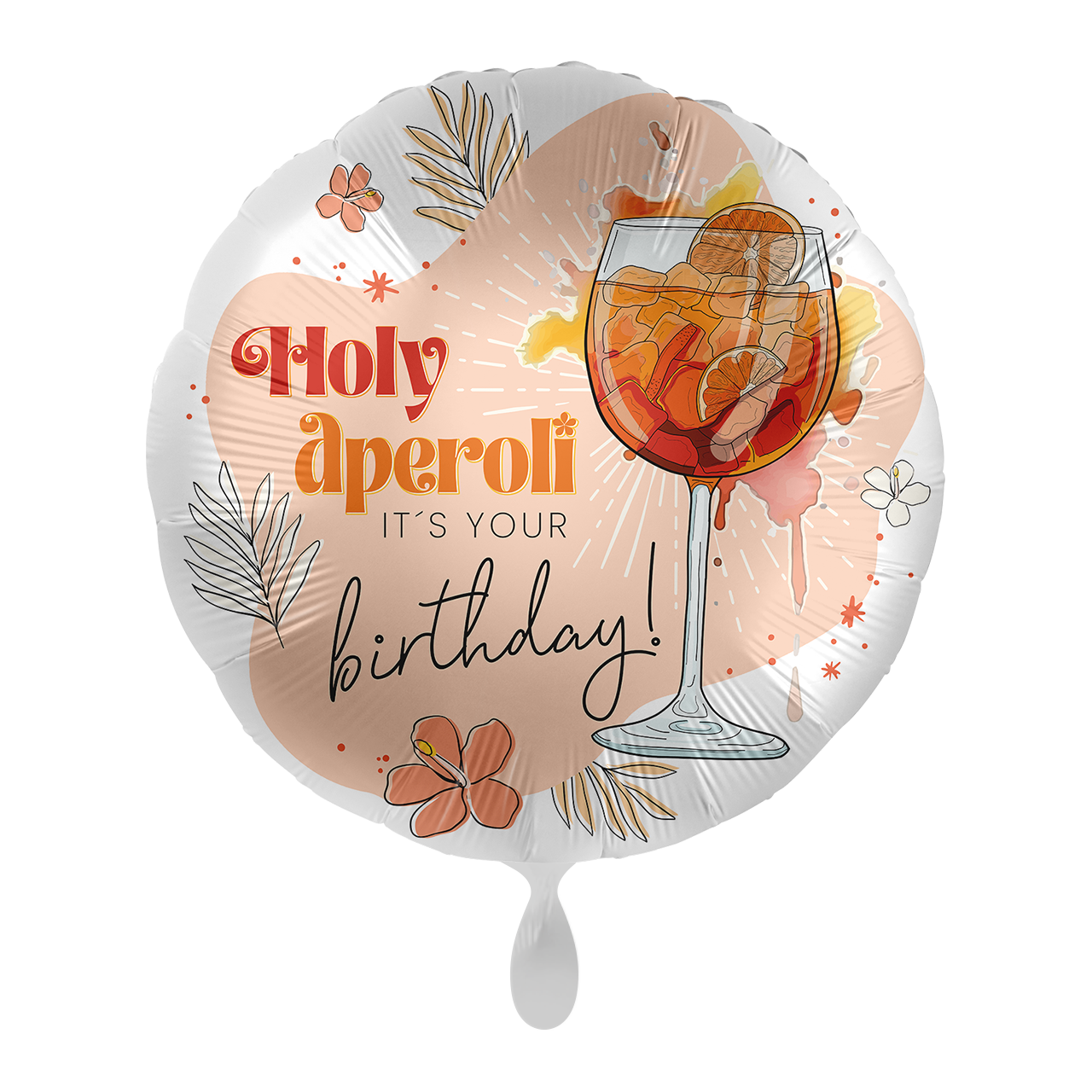Holy Aperoli Happy Birthday Folienballon | Heliumgefüllt | nur zur Abholung