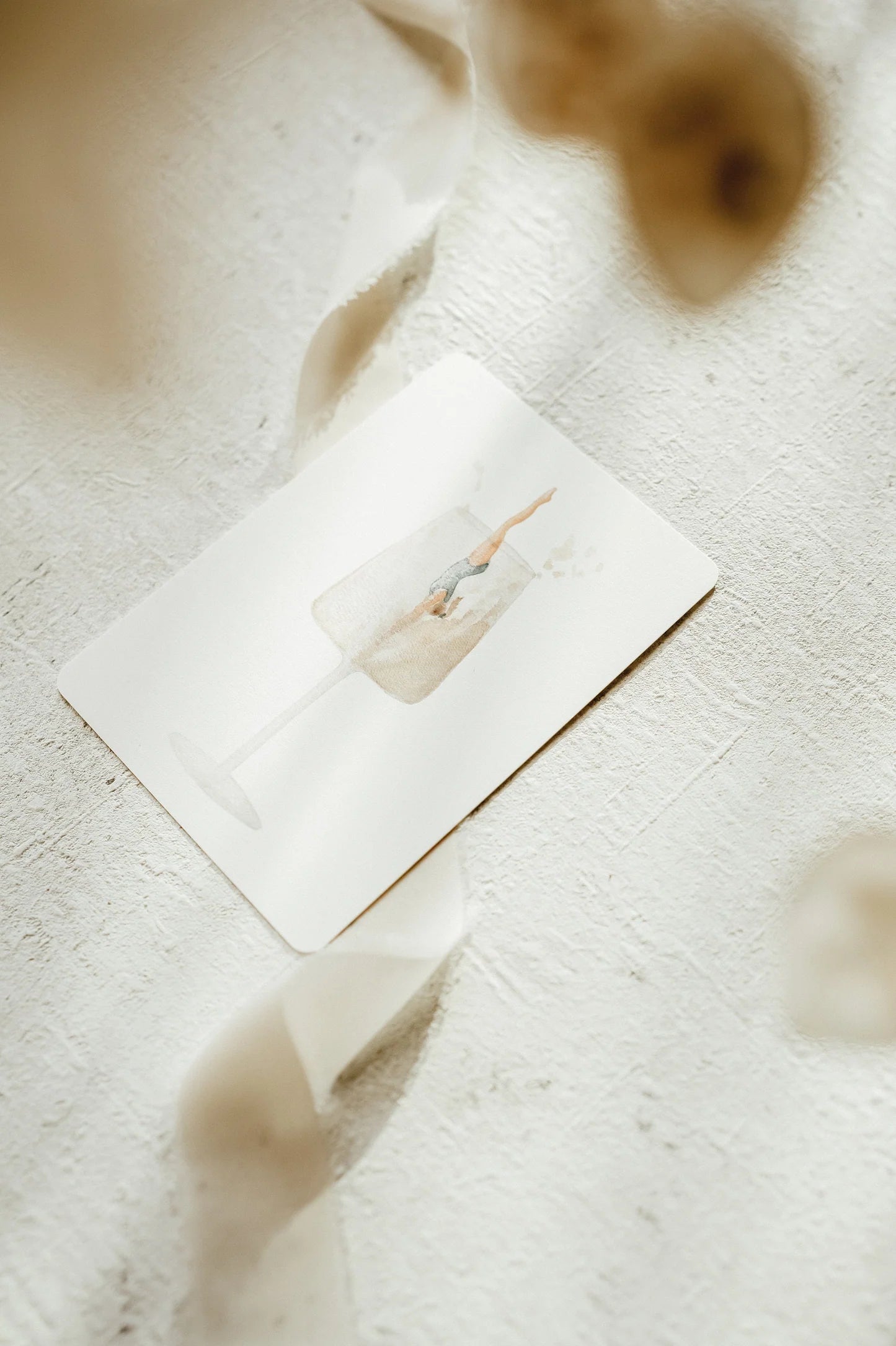 Weinsprung | Postkarte | Linda Mundo