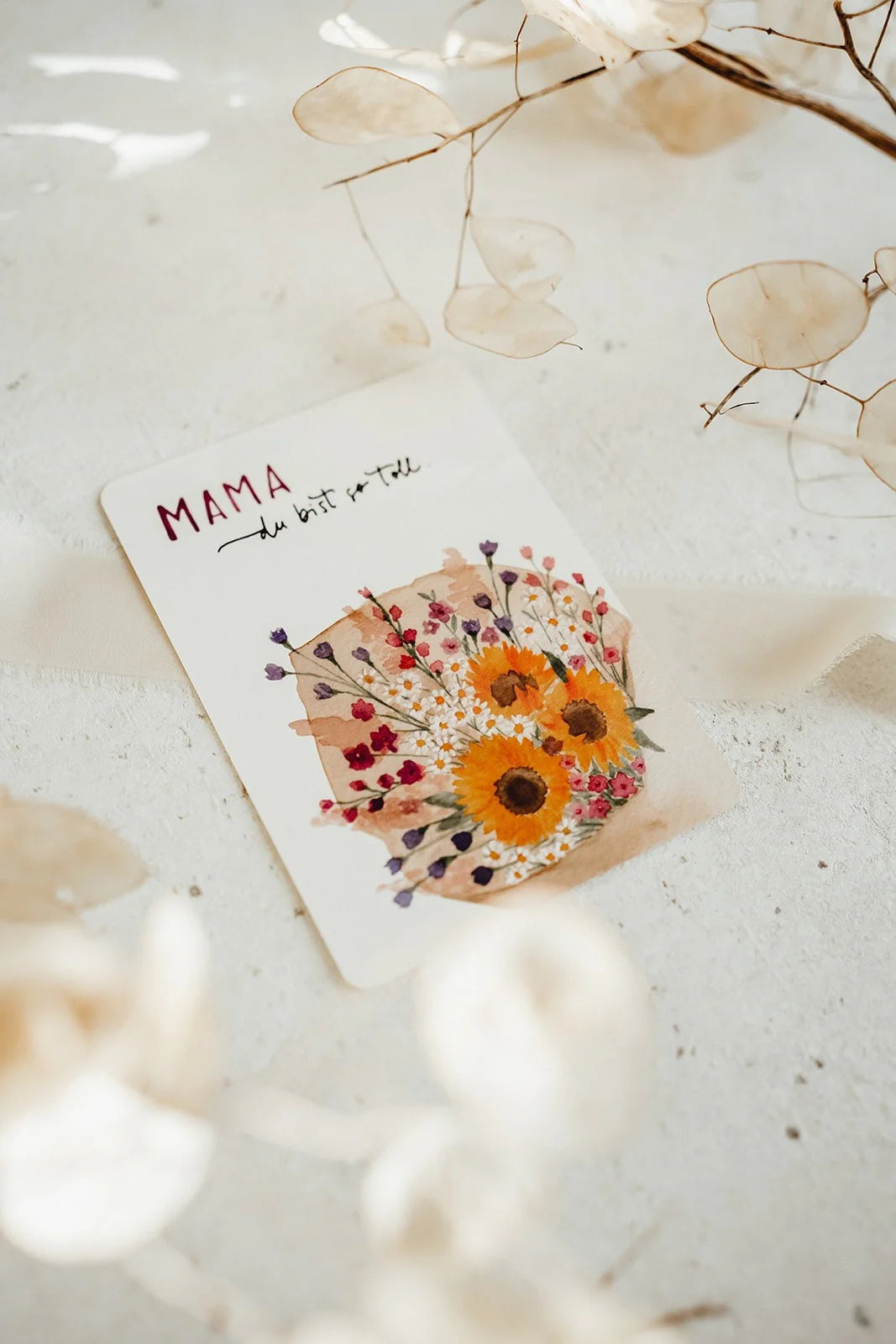 Mama du bist toll | Postkarte | Linda Mundo