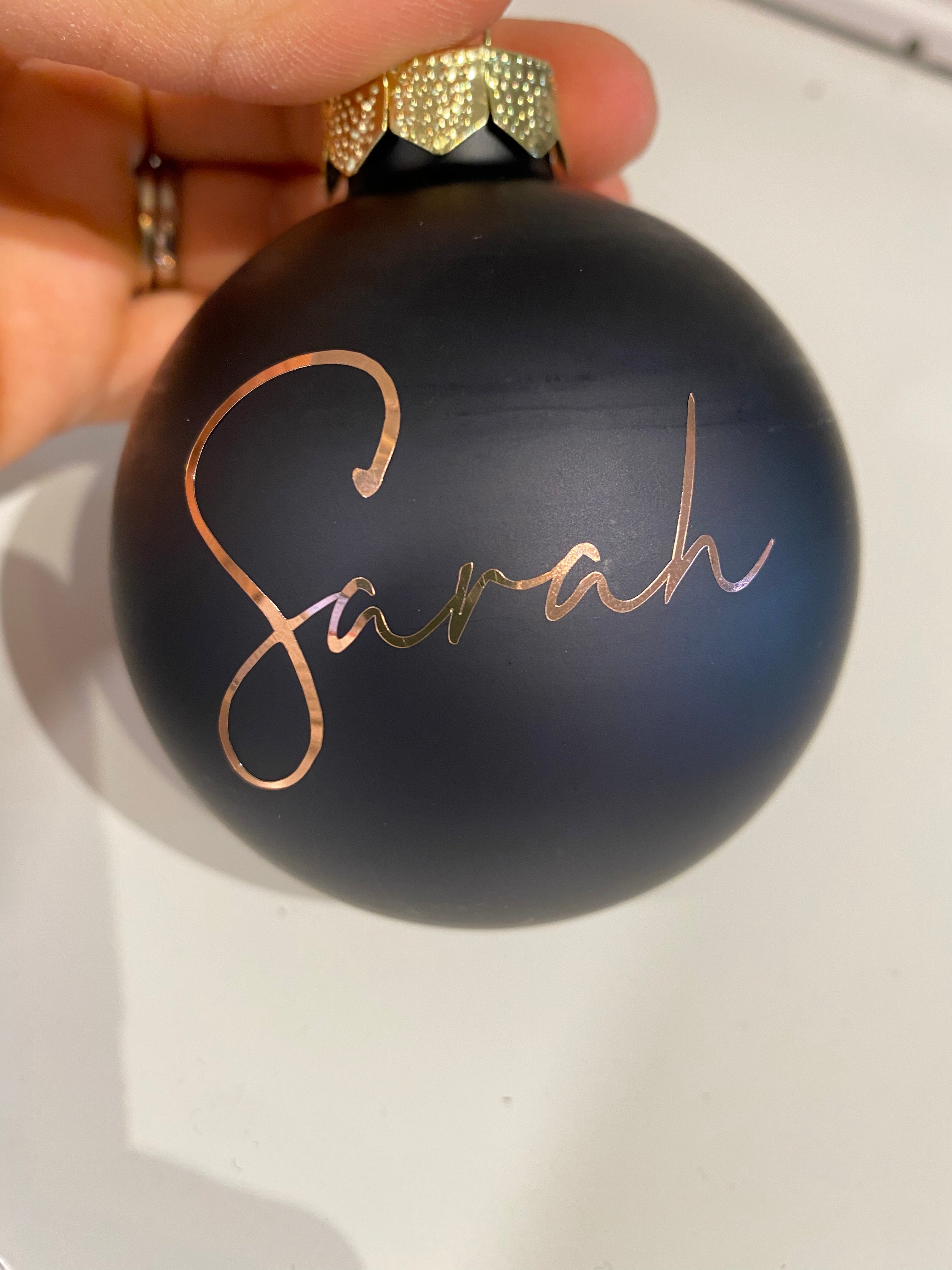 CBK "Name edel" | Christbaumkugel