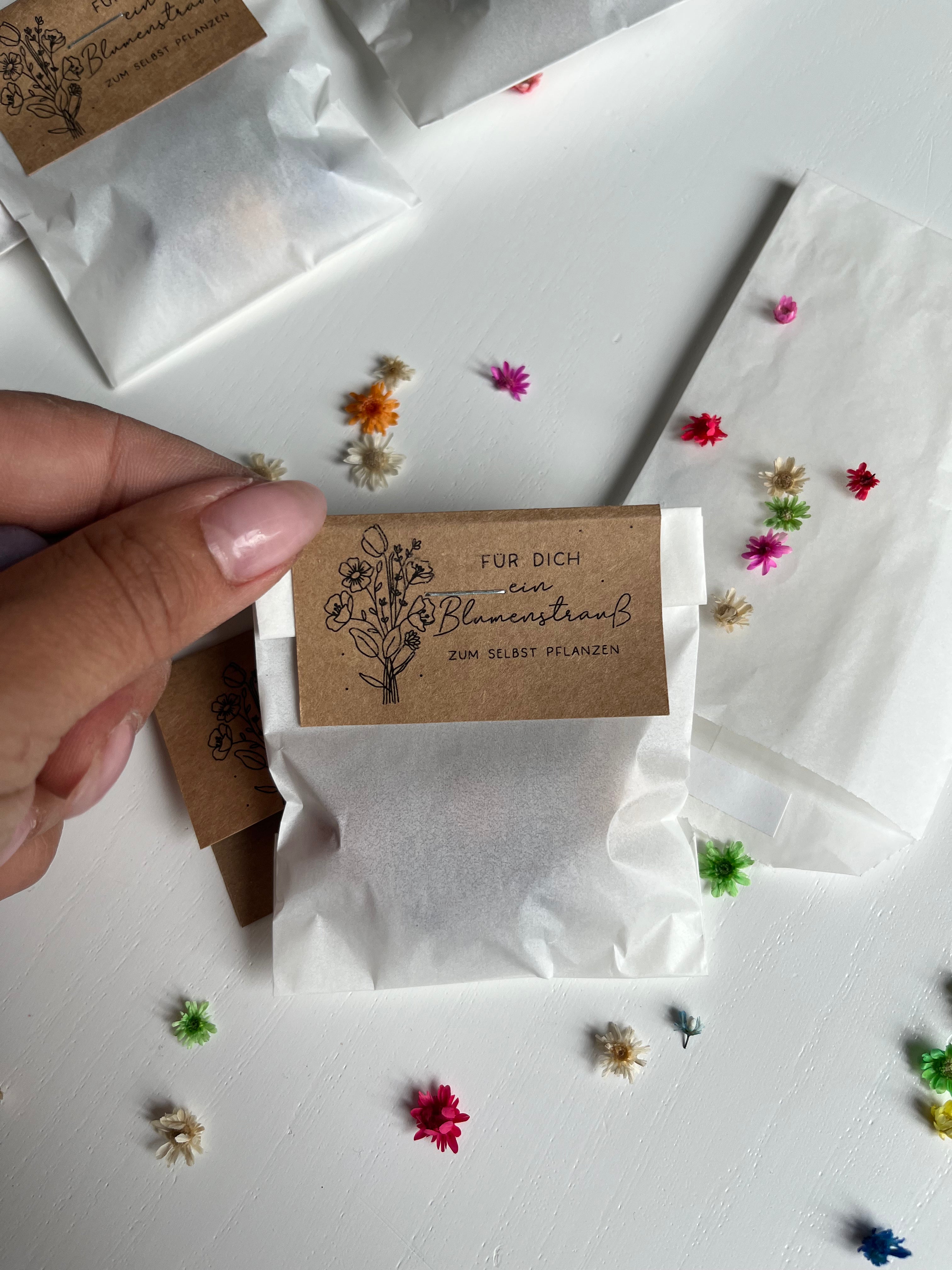 Blumenstrauß zum selbermachen | DiY | Geschenk | Kleinigkeit