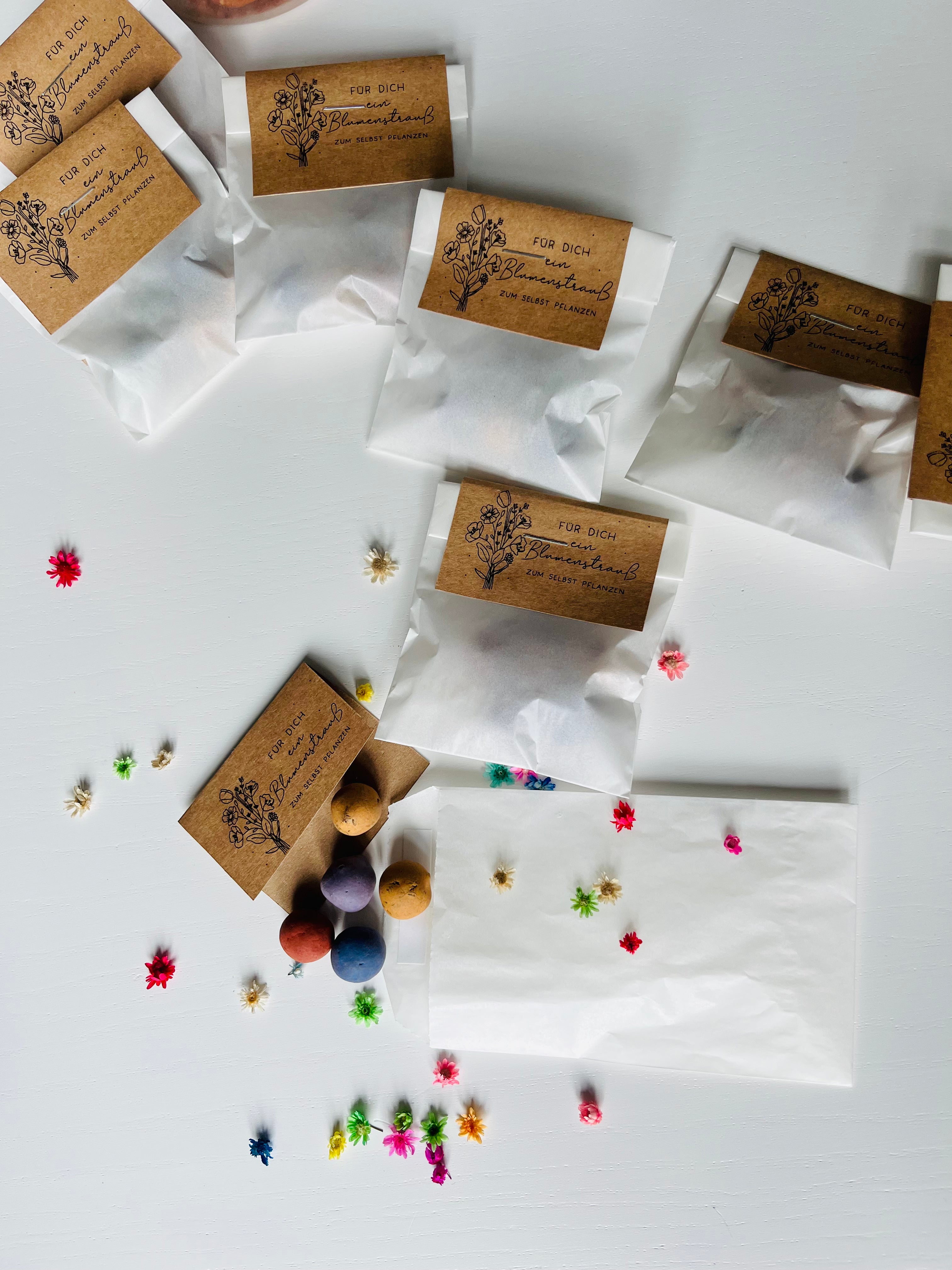 Blumenstrauß zum selbermachen | DiY | Geschenk | Kleinigkeit