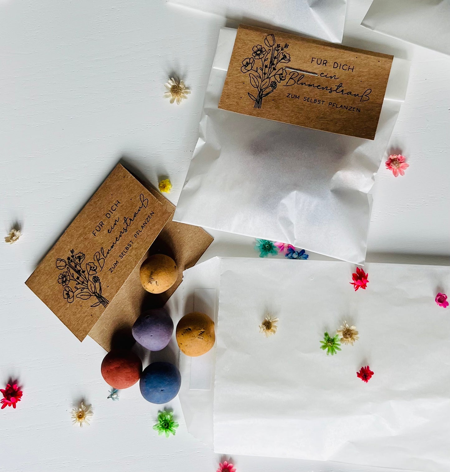 Blumenstrauß zum selbermachen | DiY | Geschenk | Kleinigkeit