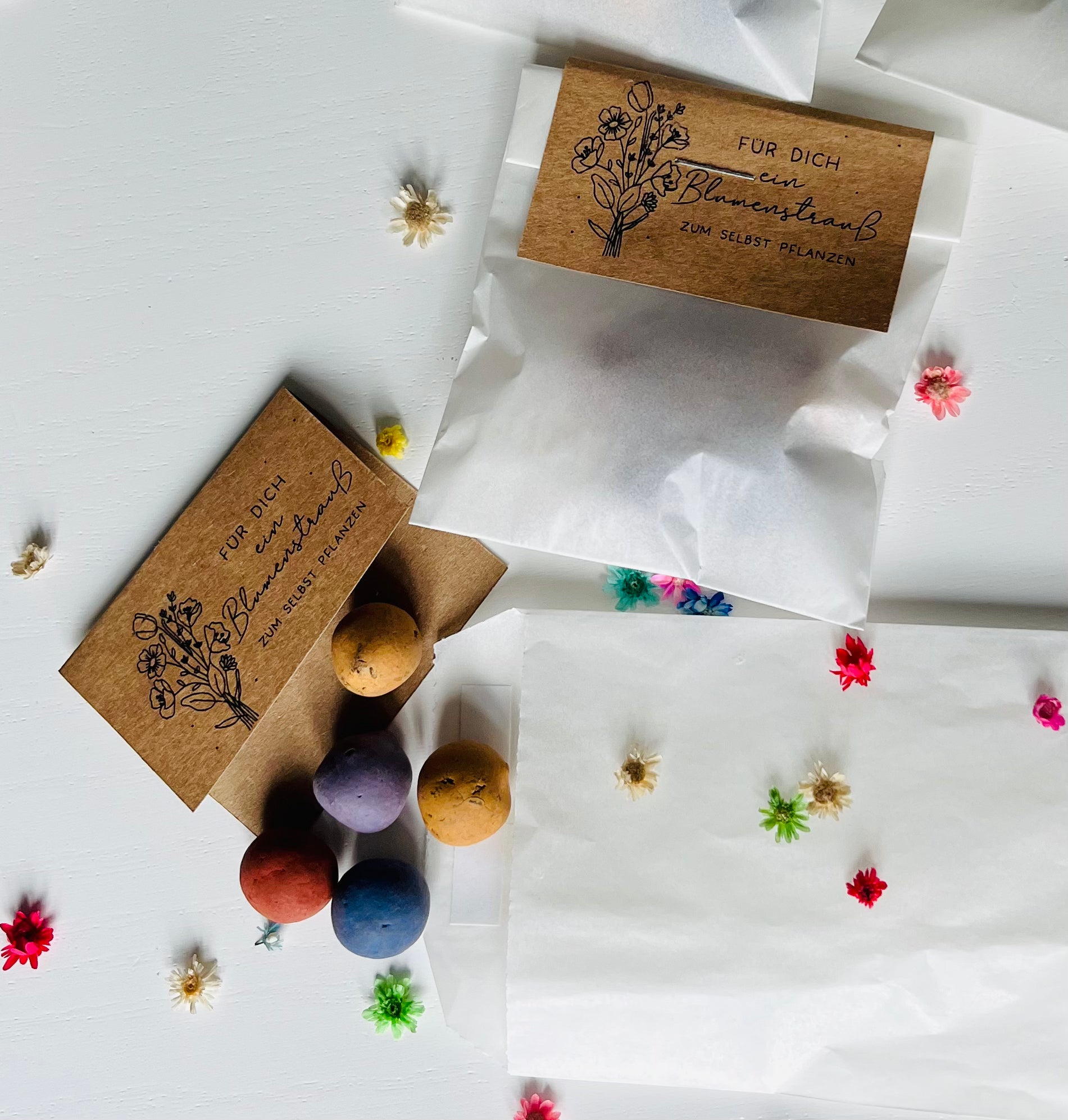 Blumenstrauß zum selbermachen | DiY | Geschenk | Kleinigkeit