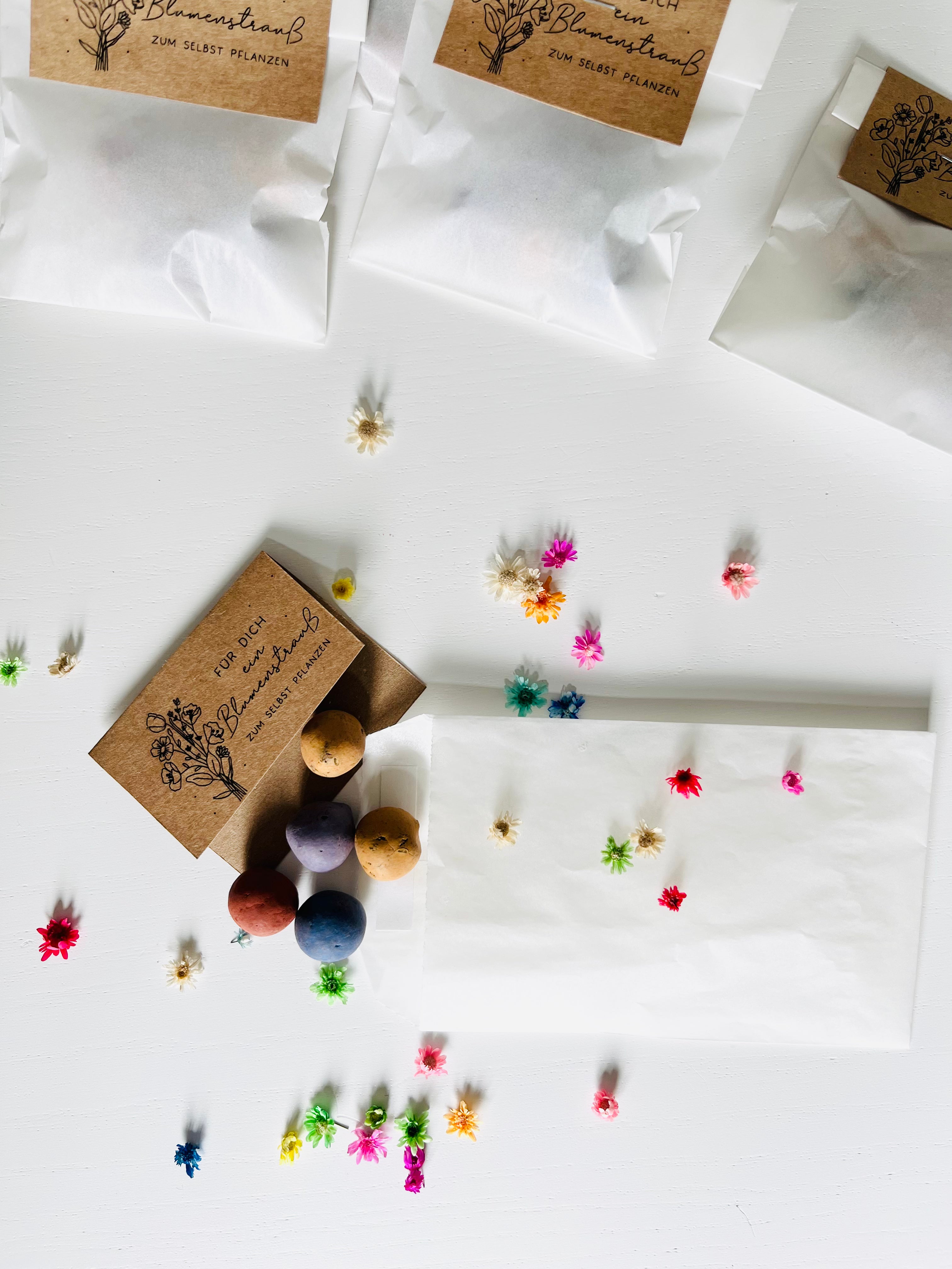 Blumenstrauß zum selbermachen | DiY | Geschenk | Kleinigkeit