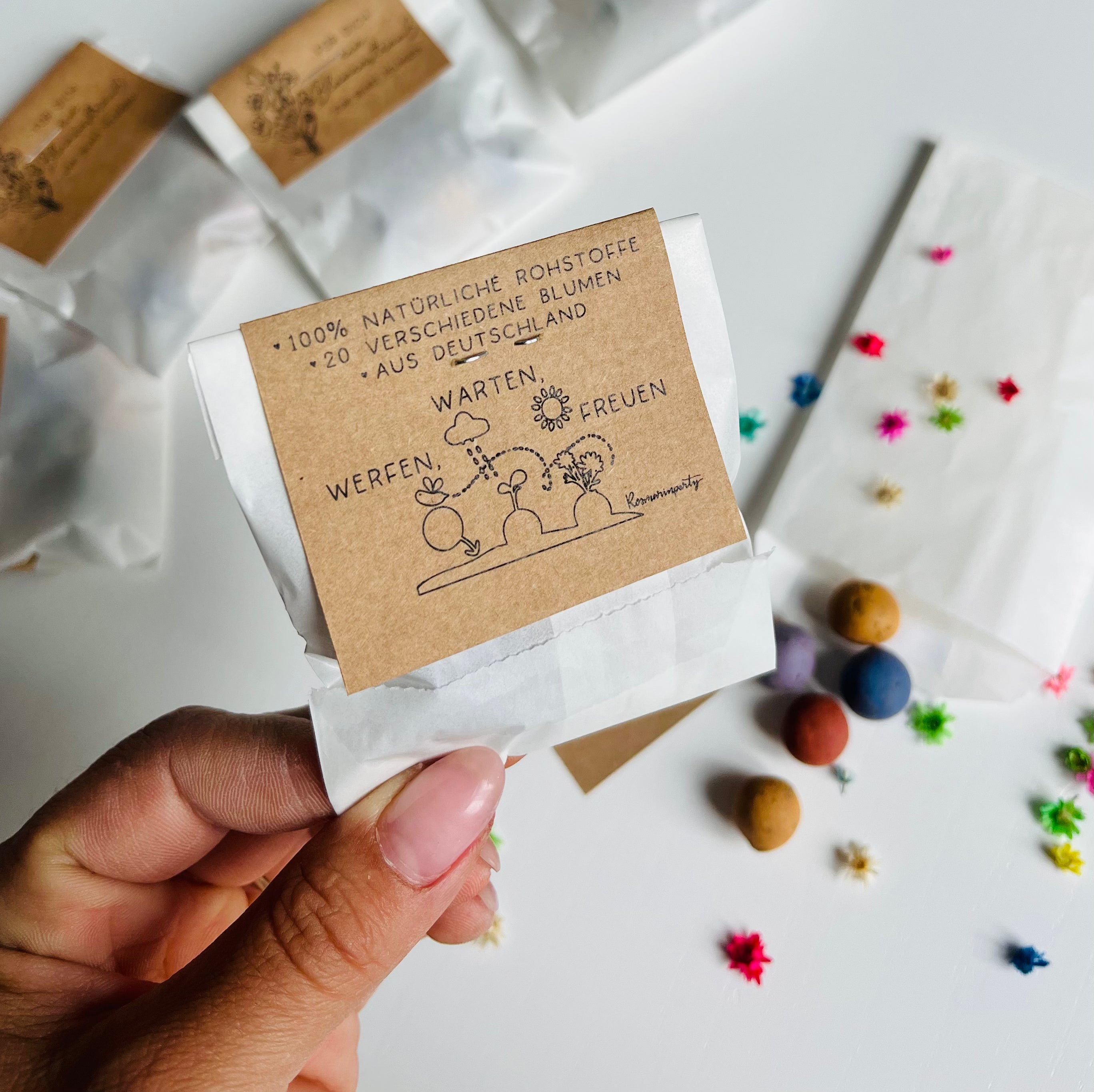 Blumenstrauß zum selbermachen | DiY | Geschenk | Kleinigkeit