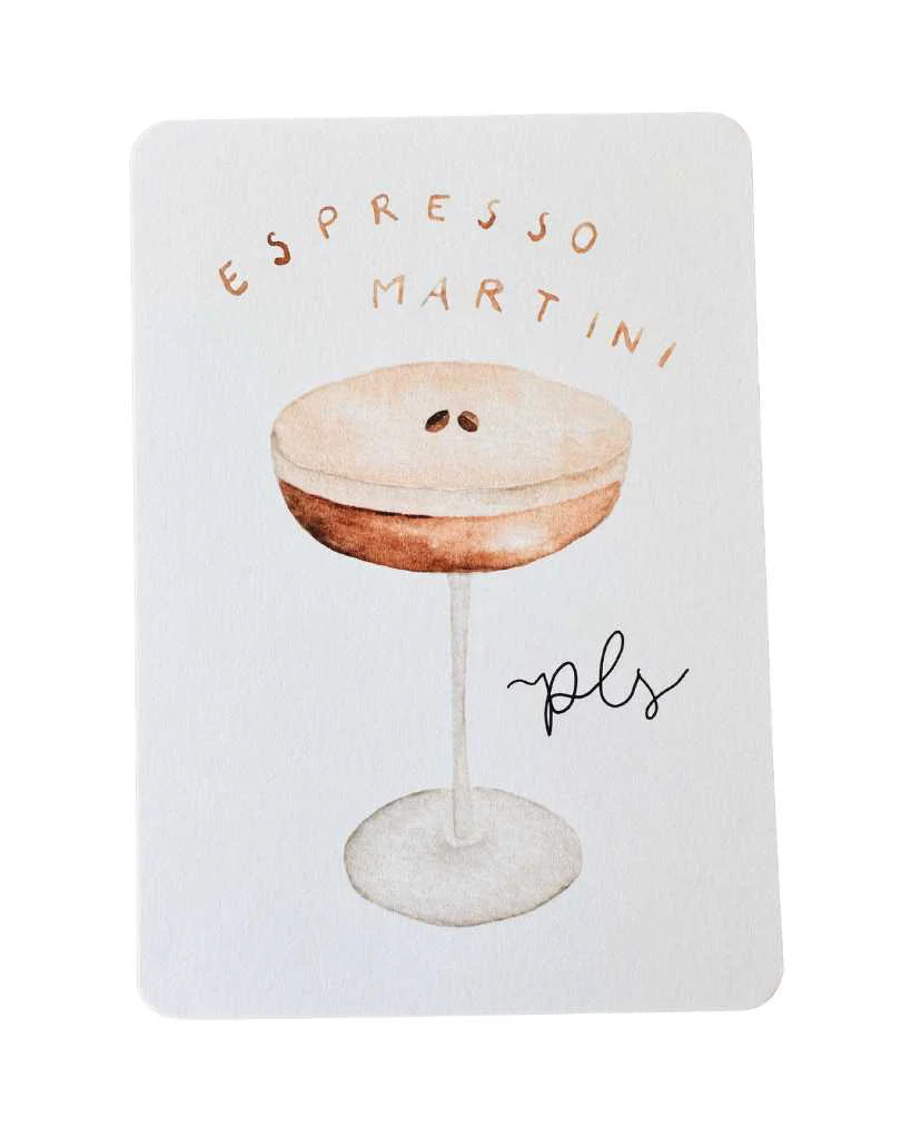 Espresso Martini | Postkarte | Linda Mundo