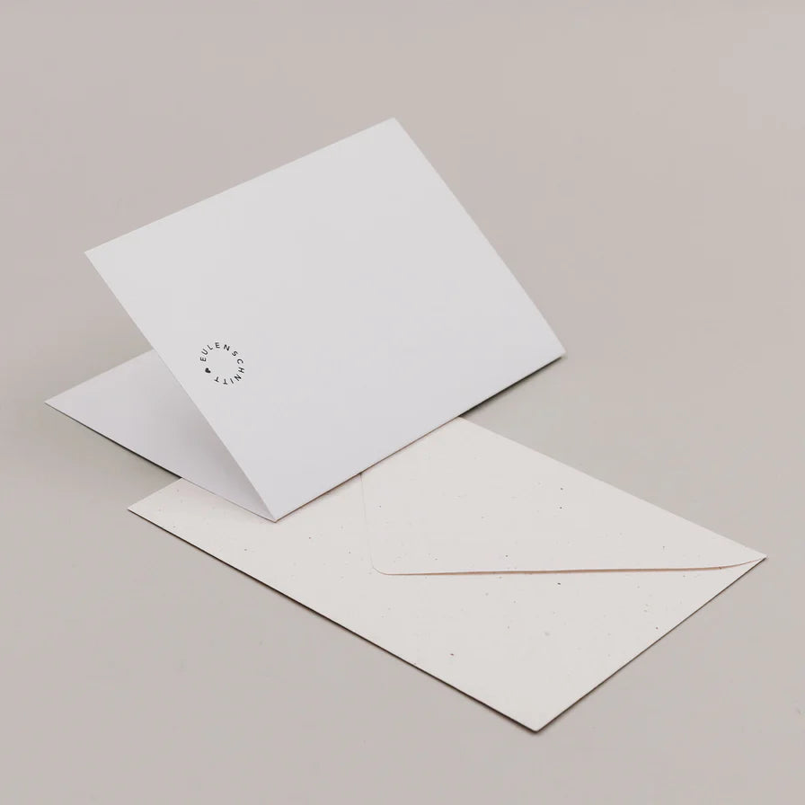 Klappkarte Wunscherfüller | Postkarte | Eulenschnitt