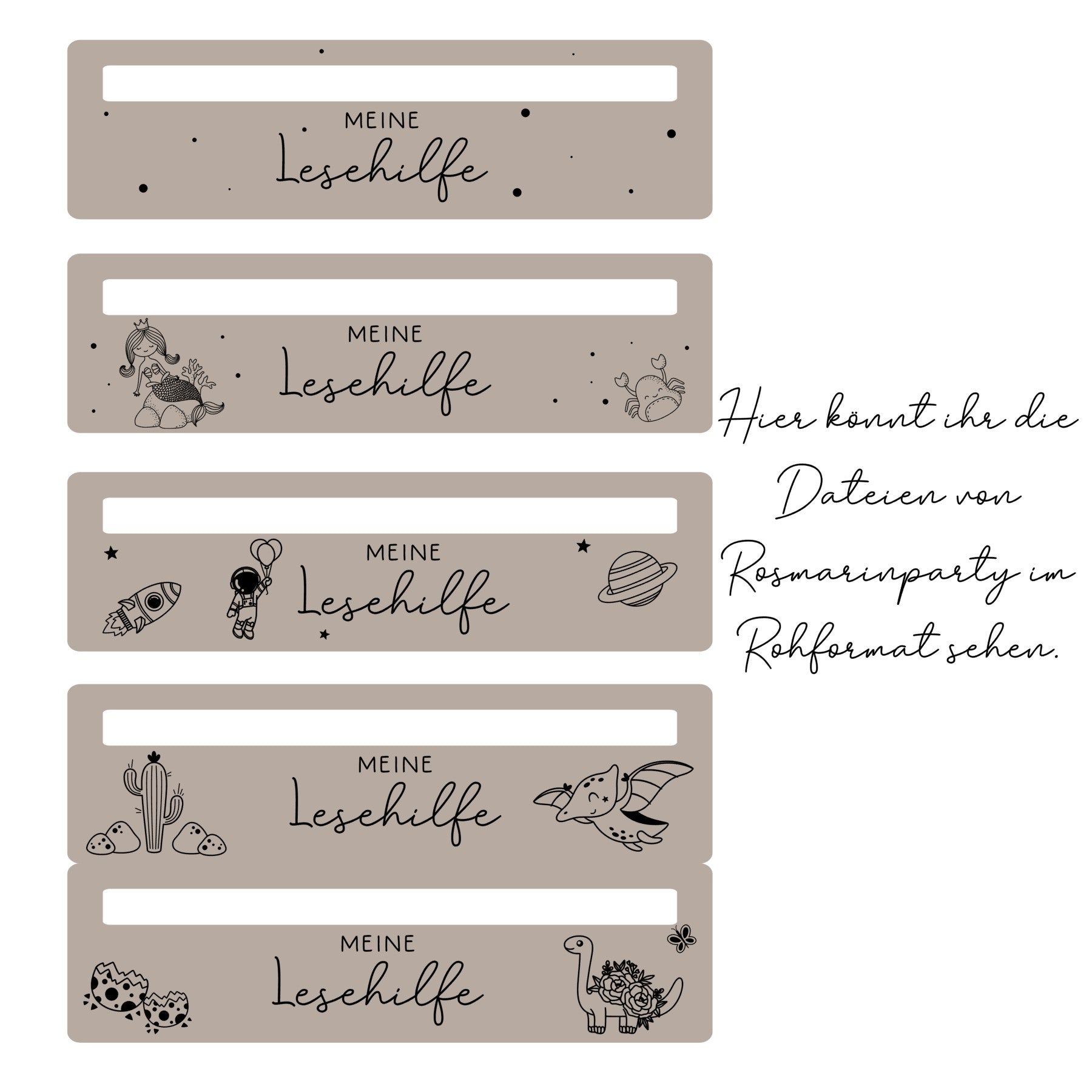 Lesehilfe | Konzentrationsstütze | Einschulungsgeschenk | Lernhilfe | Schulkind 2024