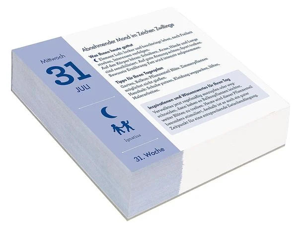 Mondkalender 2024 | Seite zum Ausreißen | mit täglichen Affirmationen