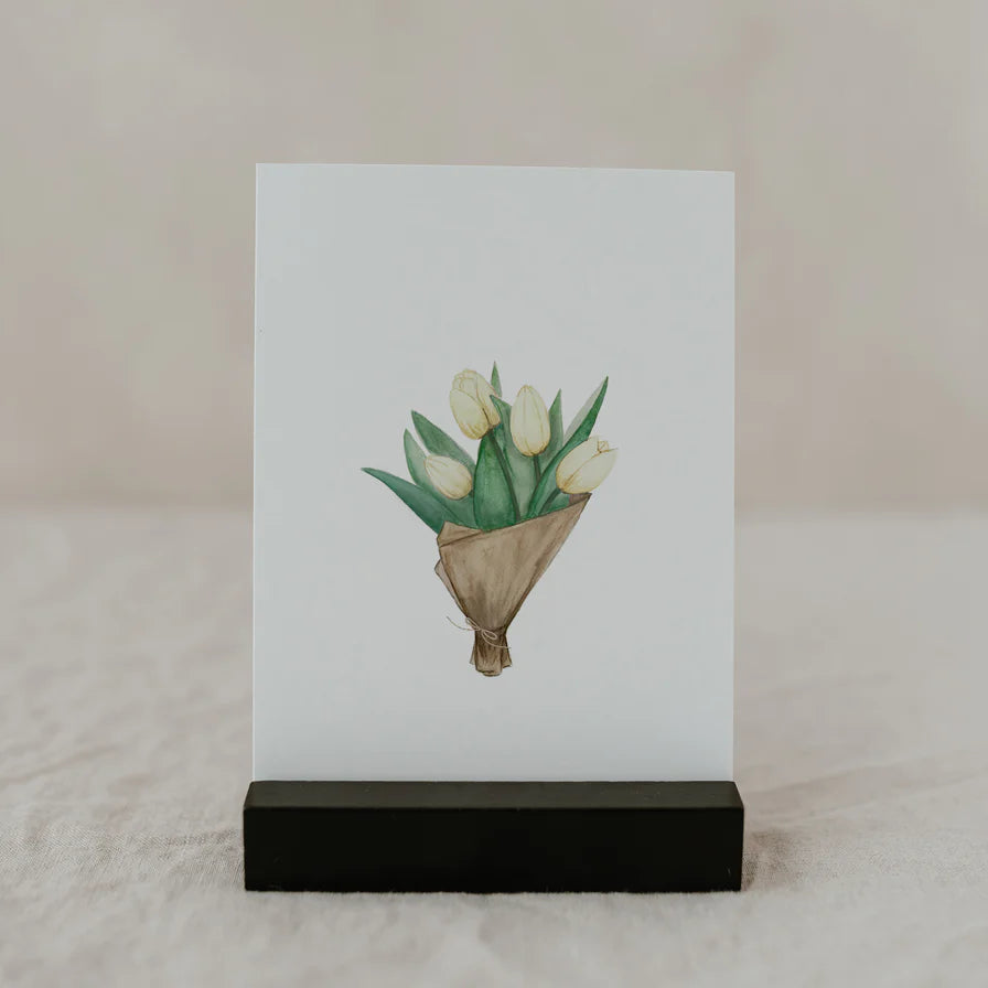 Tulips| Ostern & Frühling Eulenschnitt | Postkarte