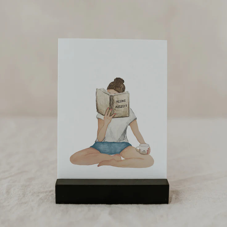 Me time | Eulenschnitt | Postkarte