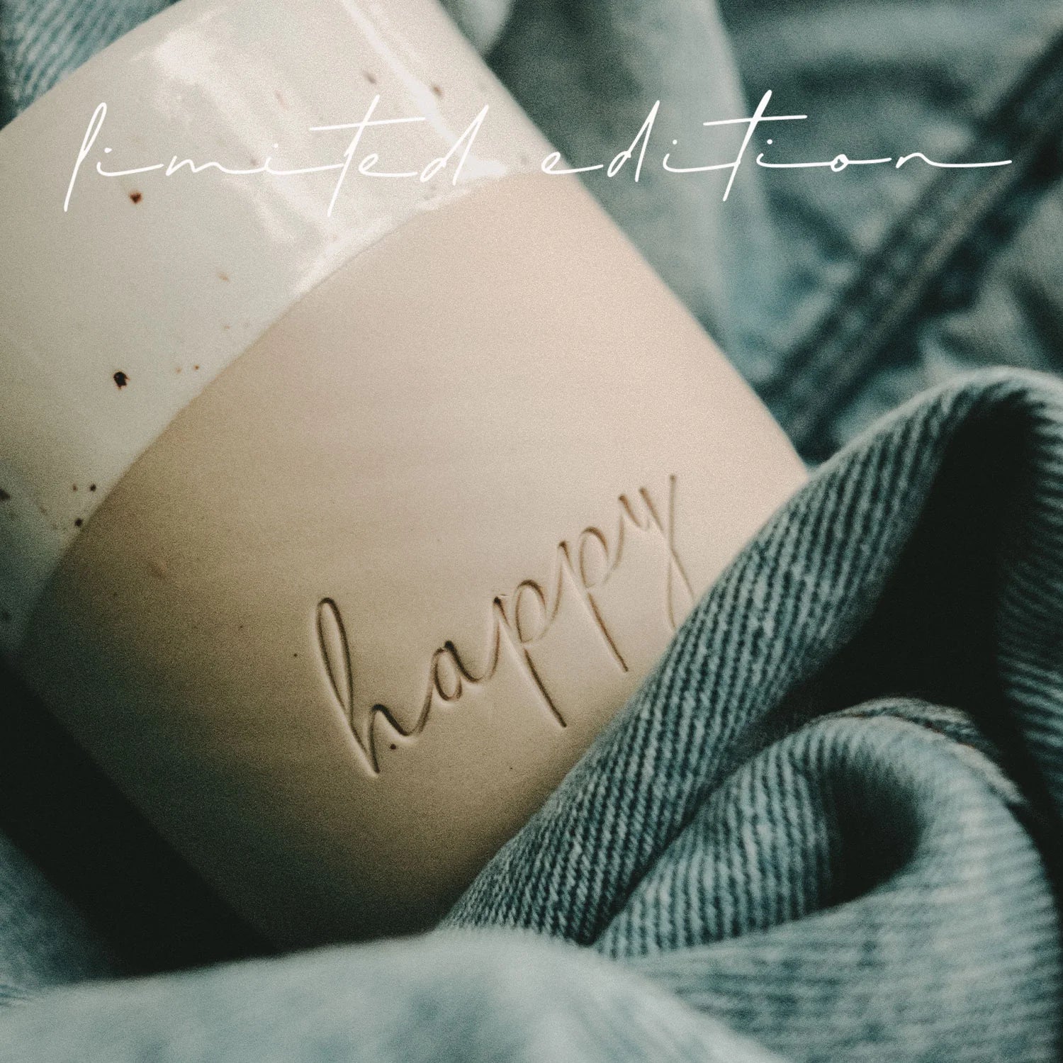 HAPPY Becher | Eulenschnitt | LIMITED EDITION | handgefertigt