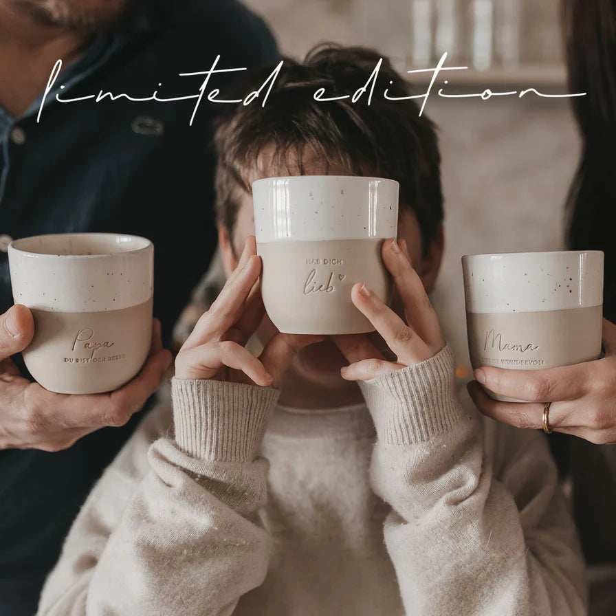 Limitierter Becher Mama Du bist wundervoll | Eulenschnitt Kollektion