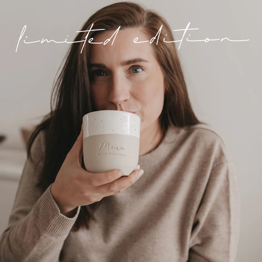 Limitierter Becher Mama Du bist wundervoll | Eulenschnitt Kollektion