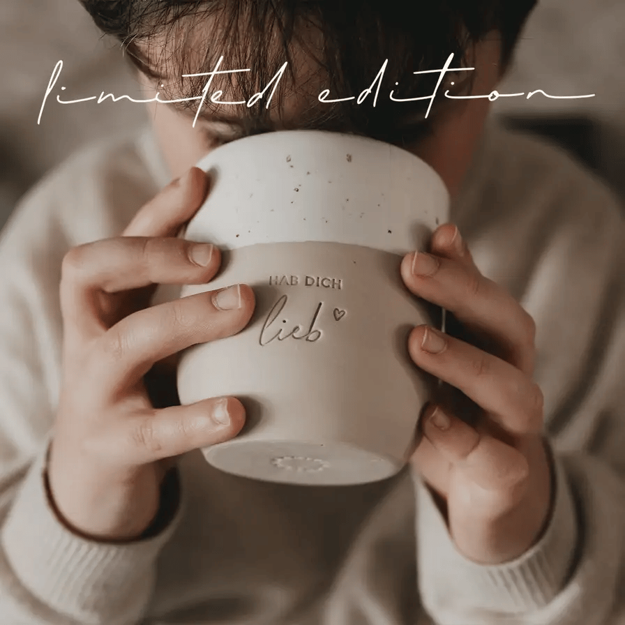 Limitierter Becher Hab dich lieb | Eulenschnitt Kollektion