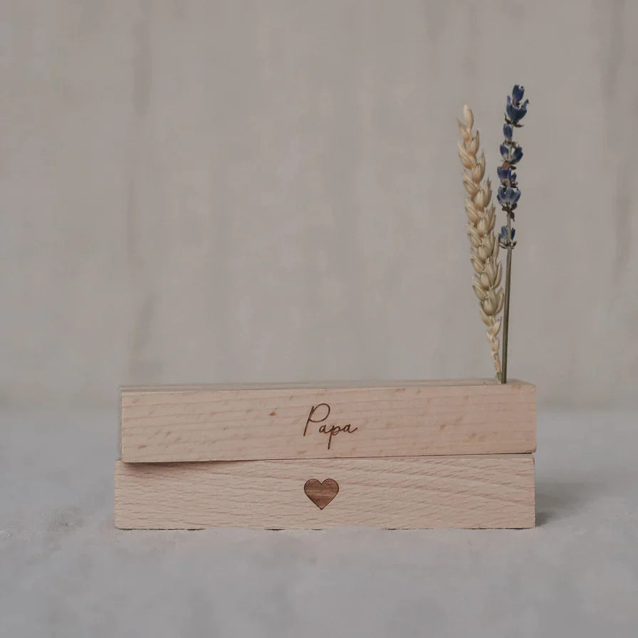 Karten-&Blumenhalter einzeln | Eulenschnitt | Fotohalter