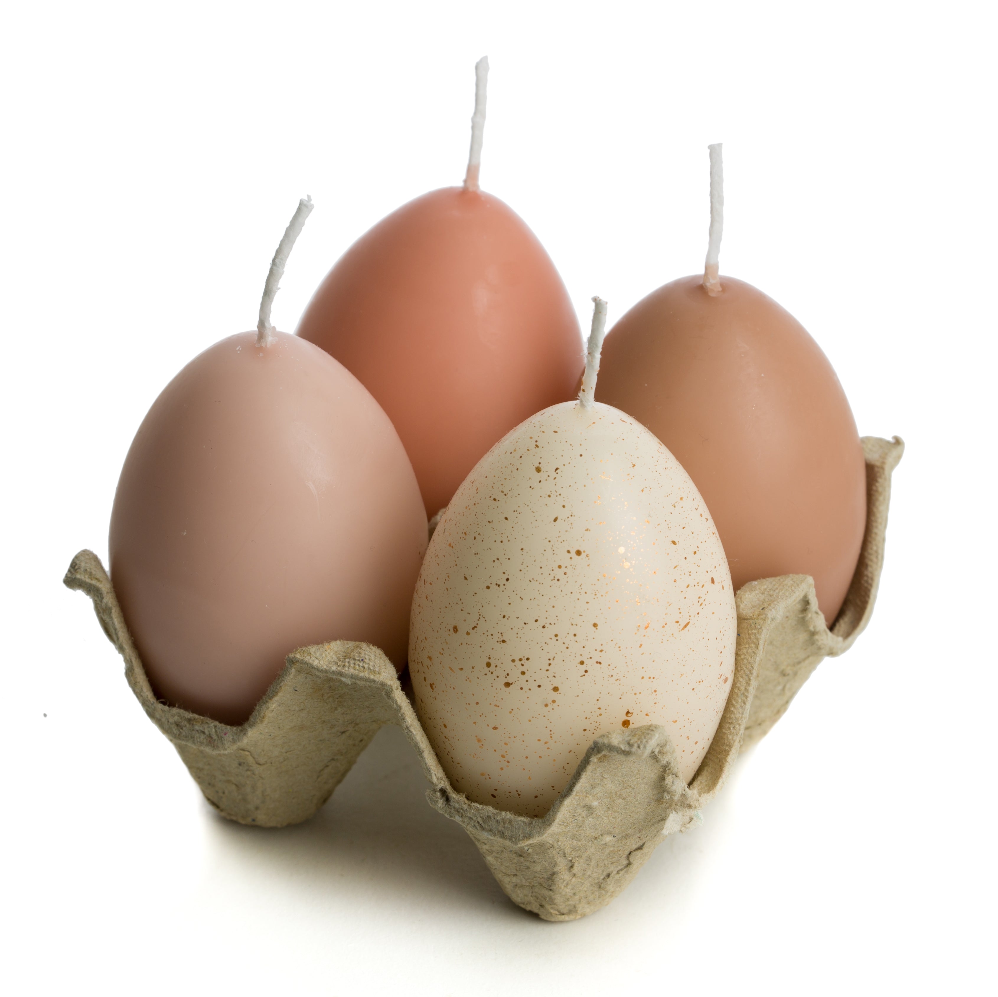 Osterei Kerzen 4er | Rustik Lys | Egg tray
