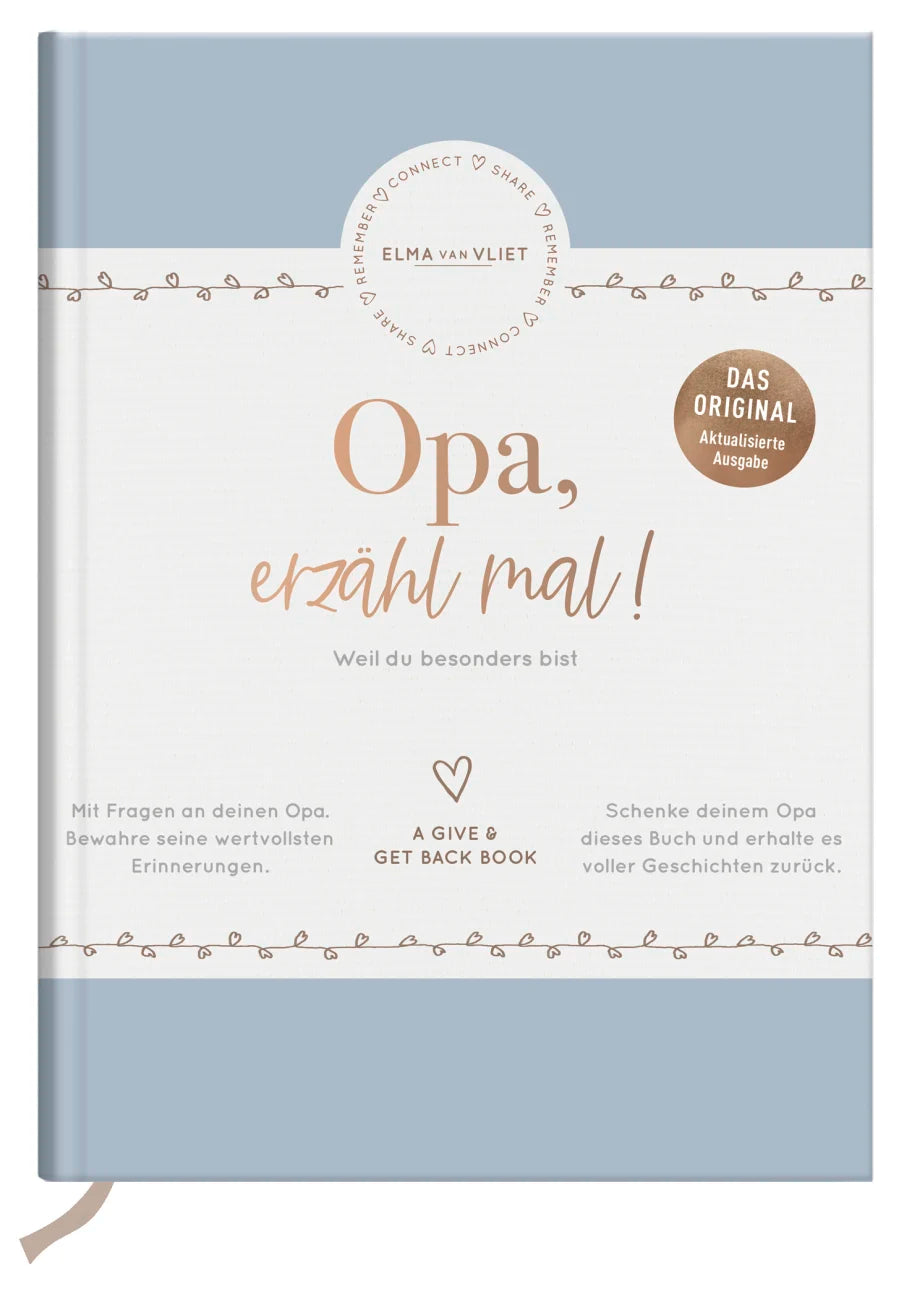 Für Opa | Für Oma | Ausfüllbuch | Erinnerungen schaffen
