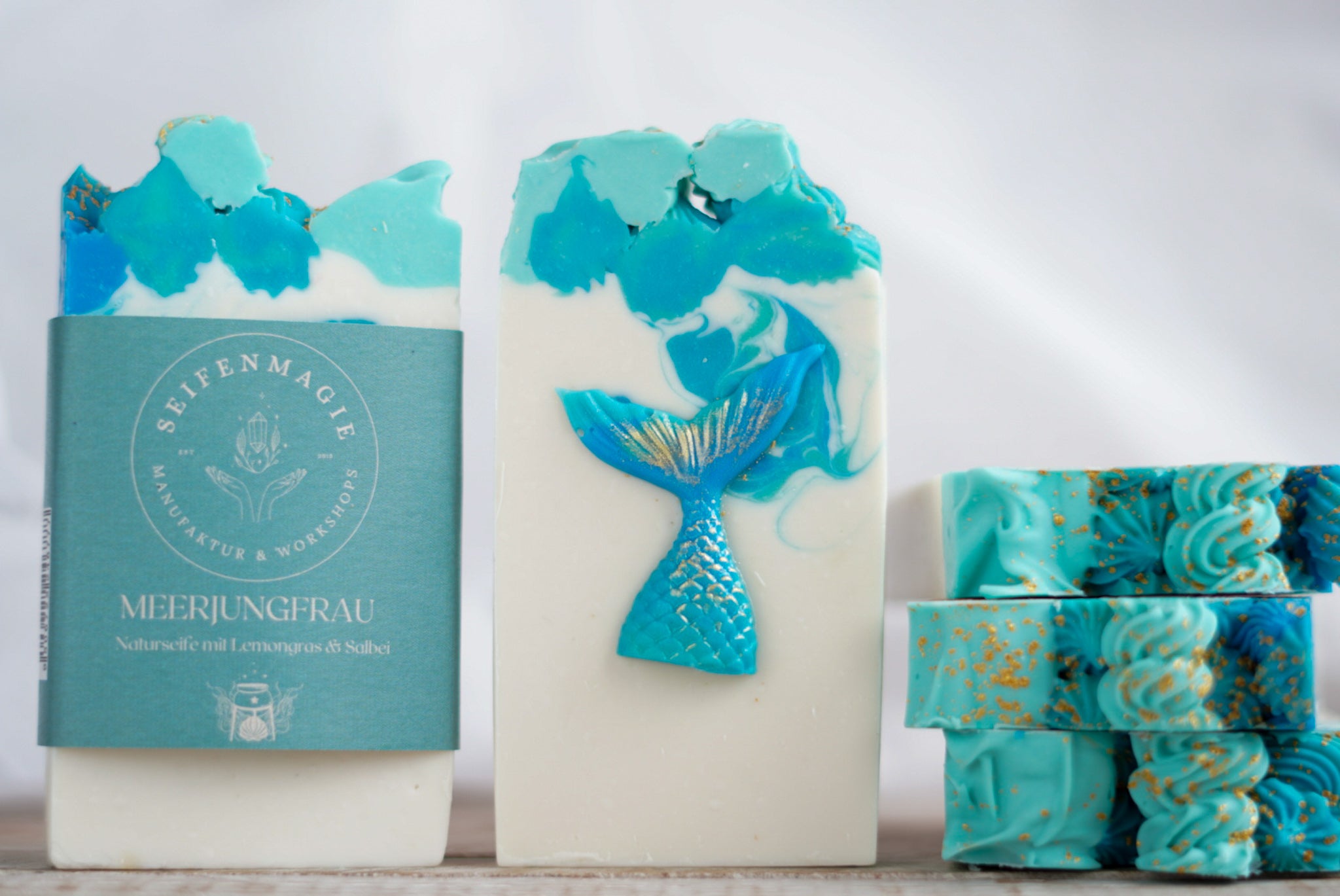 Meerjungfrauen-Seife | Seifenmagie | Naturseife