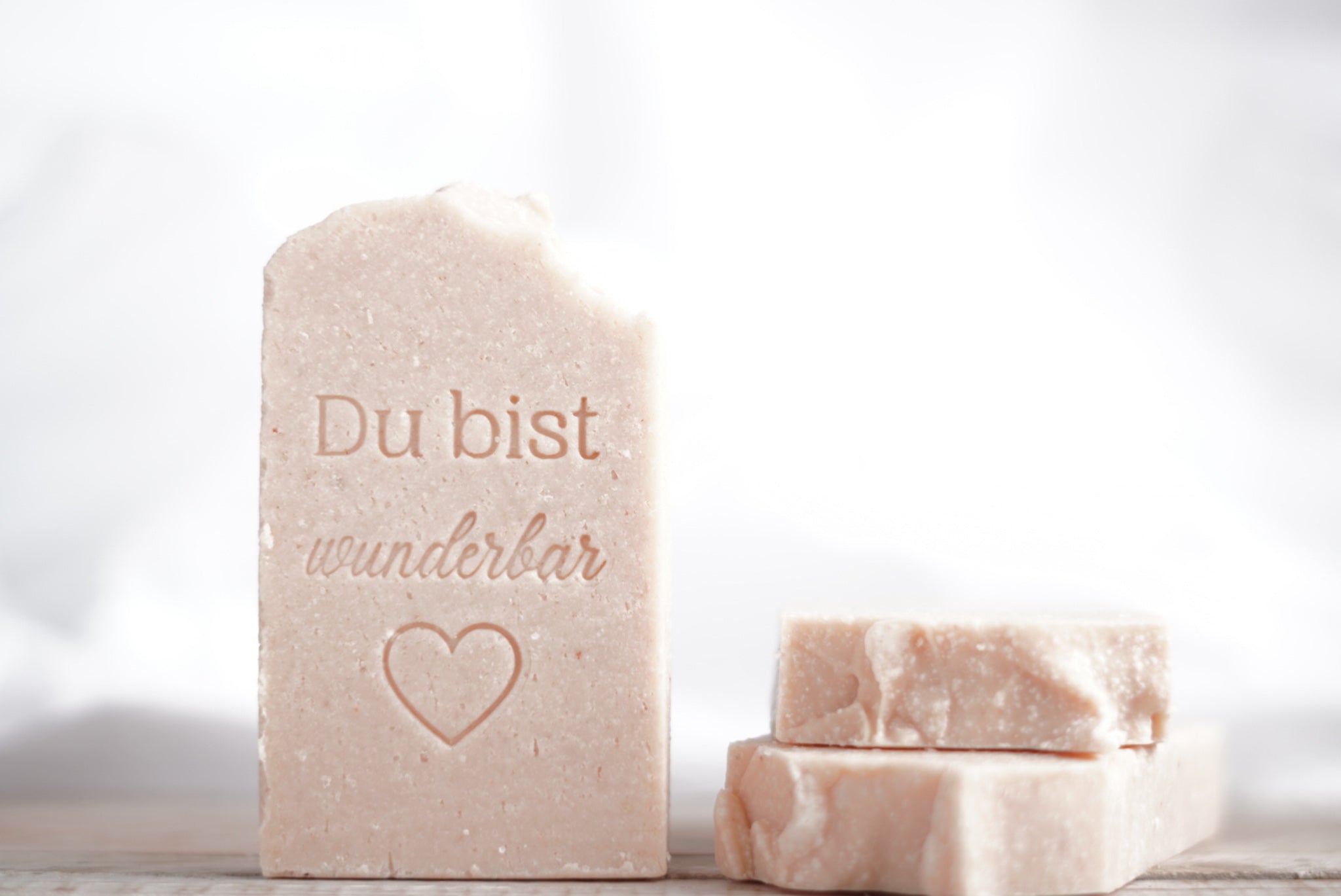 Naturseife mit Grapefruit, Meersalz & rosa Heilerde| Seifenmagie | Naturseife