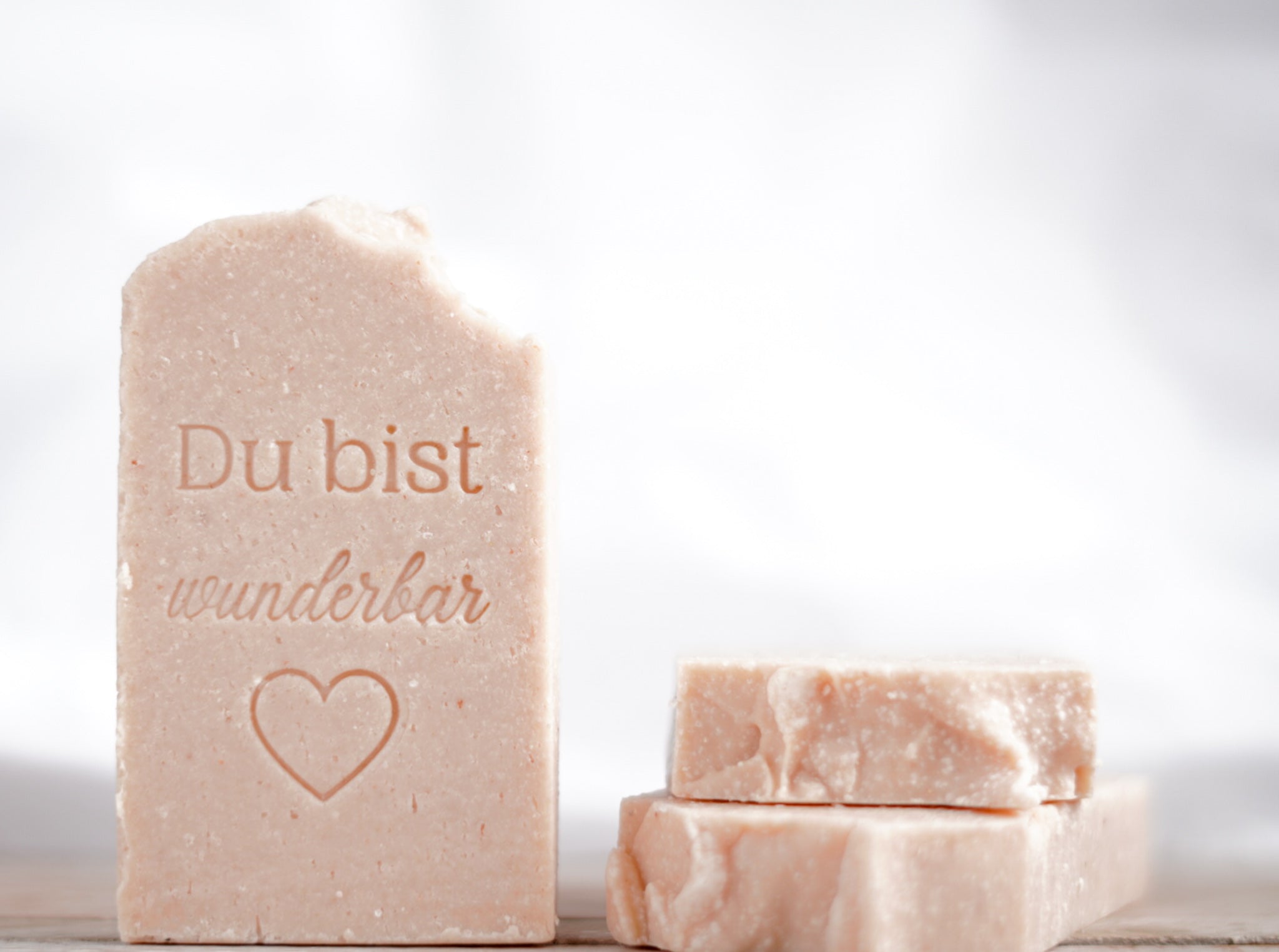 Naturseife mit Grapefruit, Meersalz & rosa Heilerde| Seifenmagie | Naturseife
