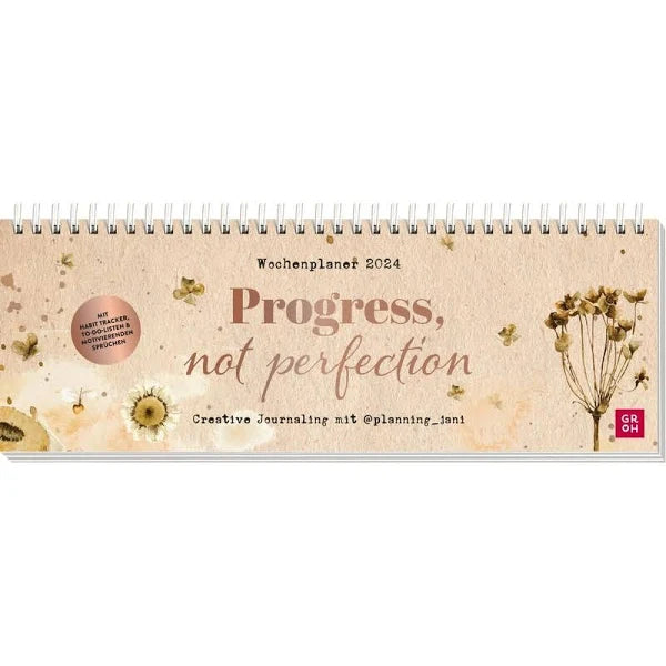 Progress, not perfection | Tischkalender | GROH Verlag