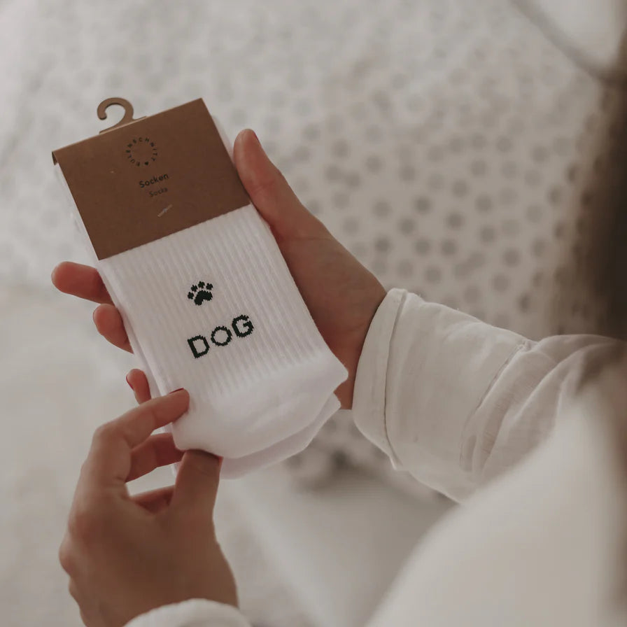 Dog Lover | Eulenschnitt | coole Socken