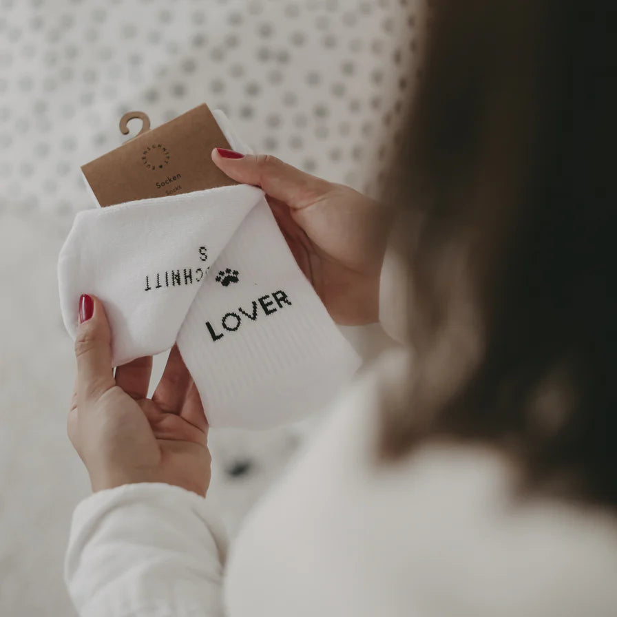 Cat Lover | Eulenschnitt | coole Socken