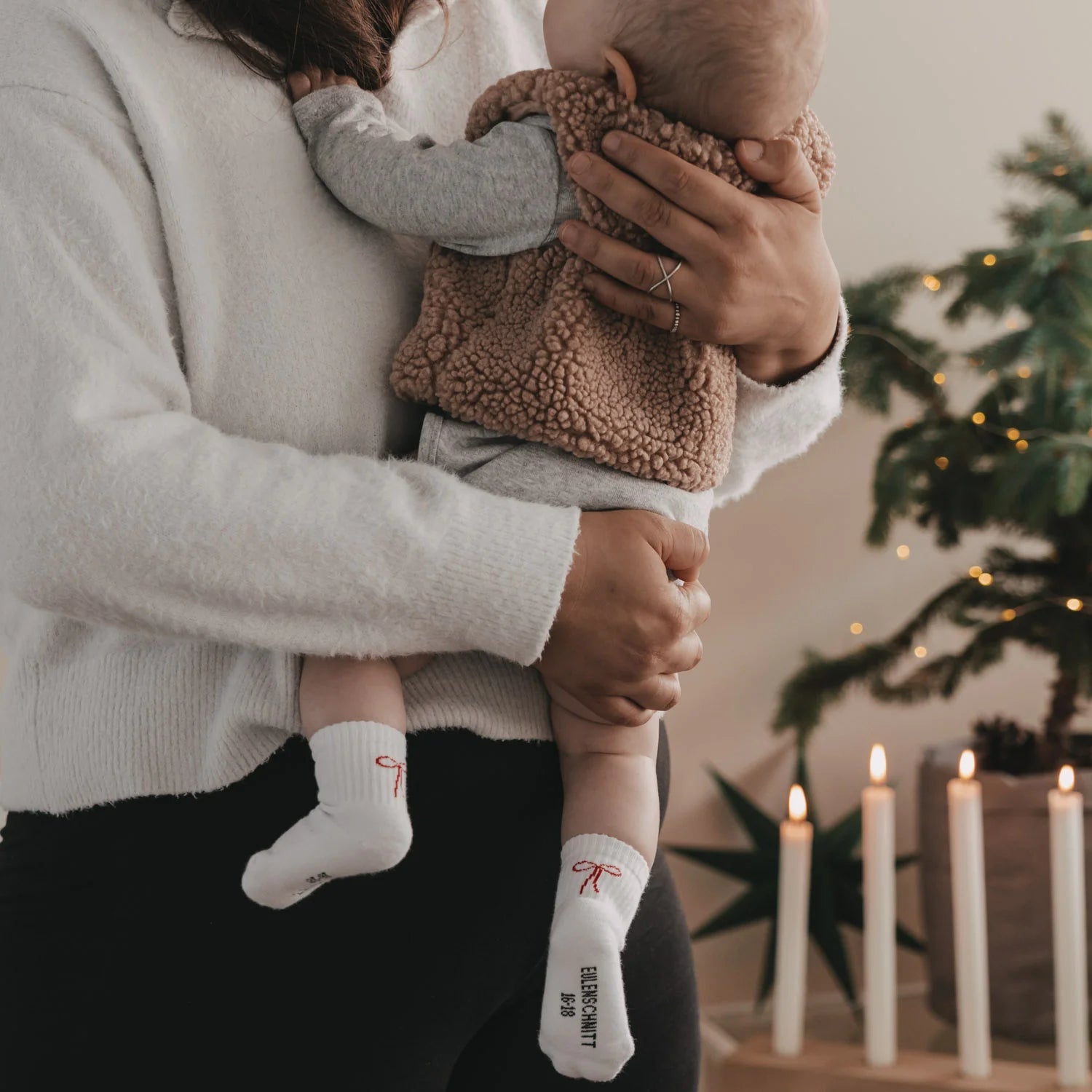 Unser Geschenk-Socken Baby | Eulenschnitt | Schwangerschaft (Kopie)