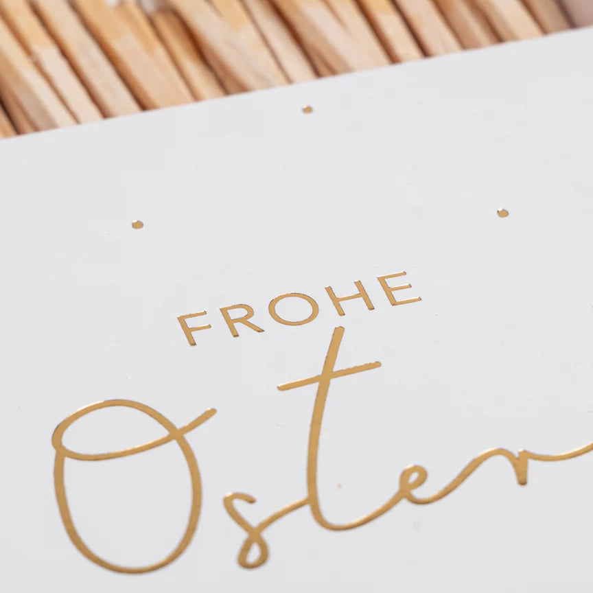 Streichhölzer Frohe Ostern | Eulenschnitt