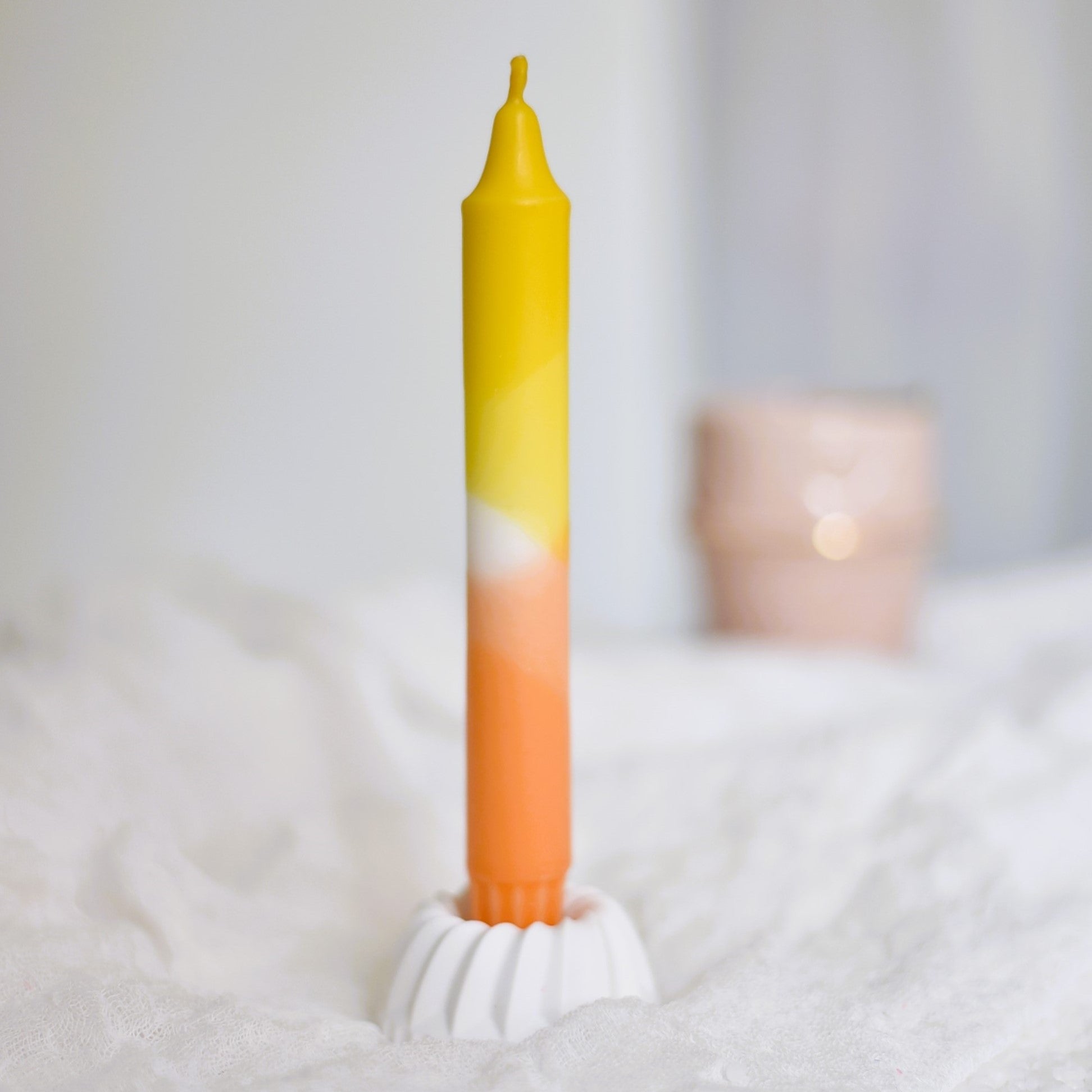 Dip Dye Kerze "sundowner" | Handmade by Rosmarinparty