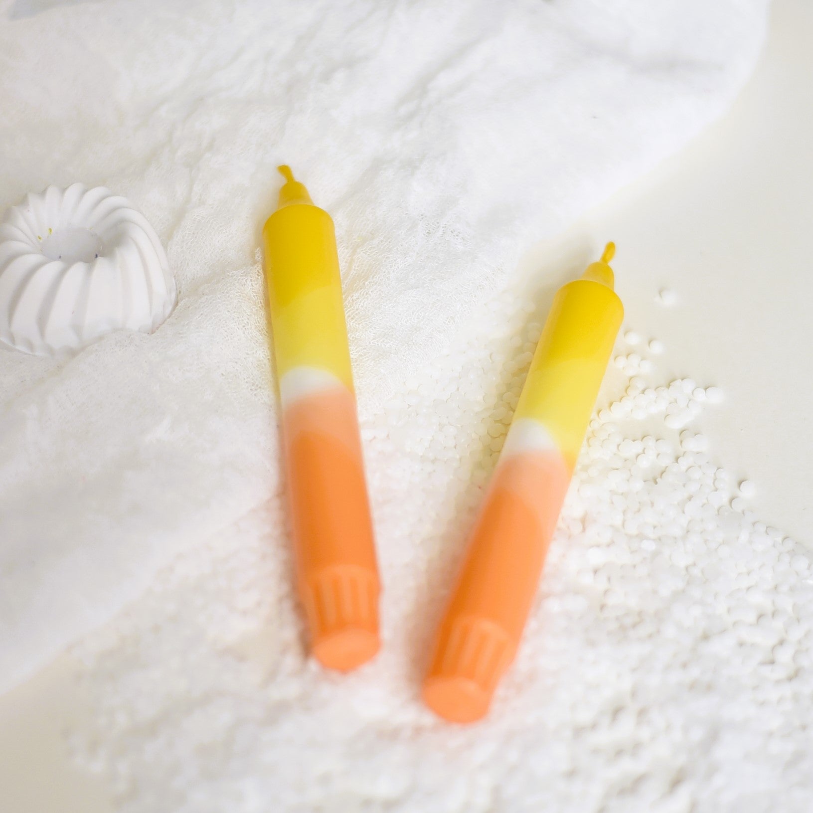 Dip Dye Kerze "sundowner" | Handmade by Rosmarinparty