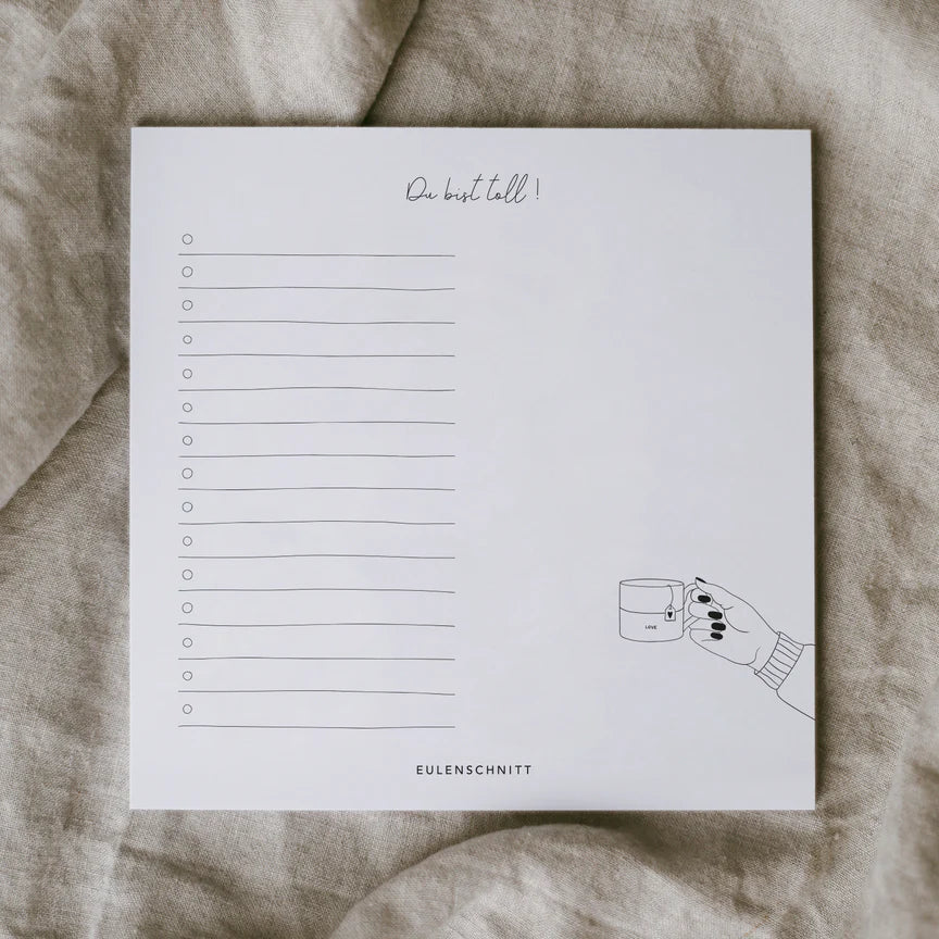 Block "du bist toll" | Eulenschnitt