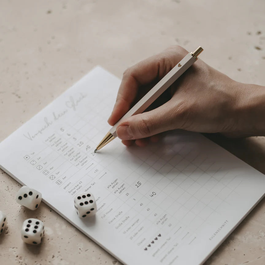 Kugelschreiber Creme | Eulenschnitt