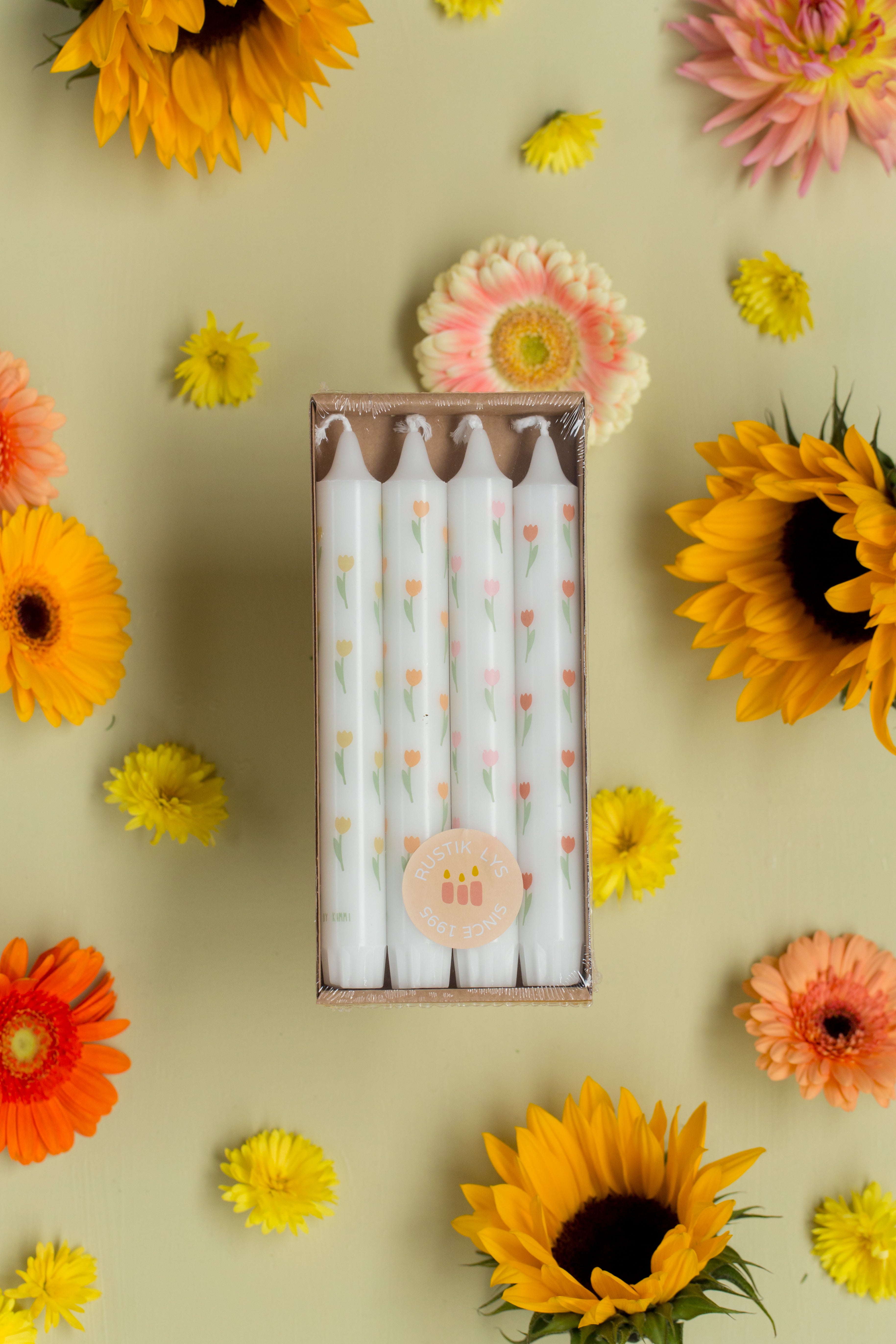 Tulips - Stabkerze | Rustik Lys | Tulpen