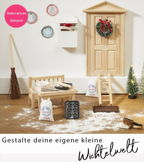 Mini Weihnachtskranz | Eingangstüre | Adventskranz