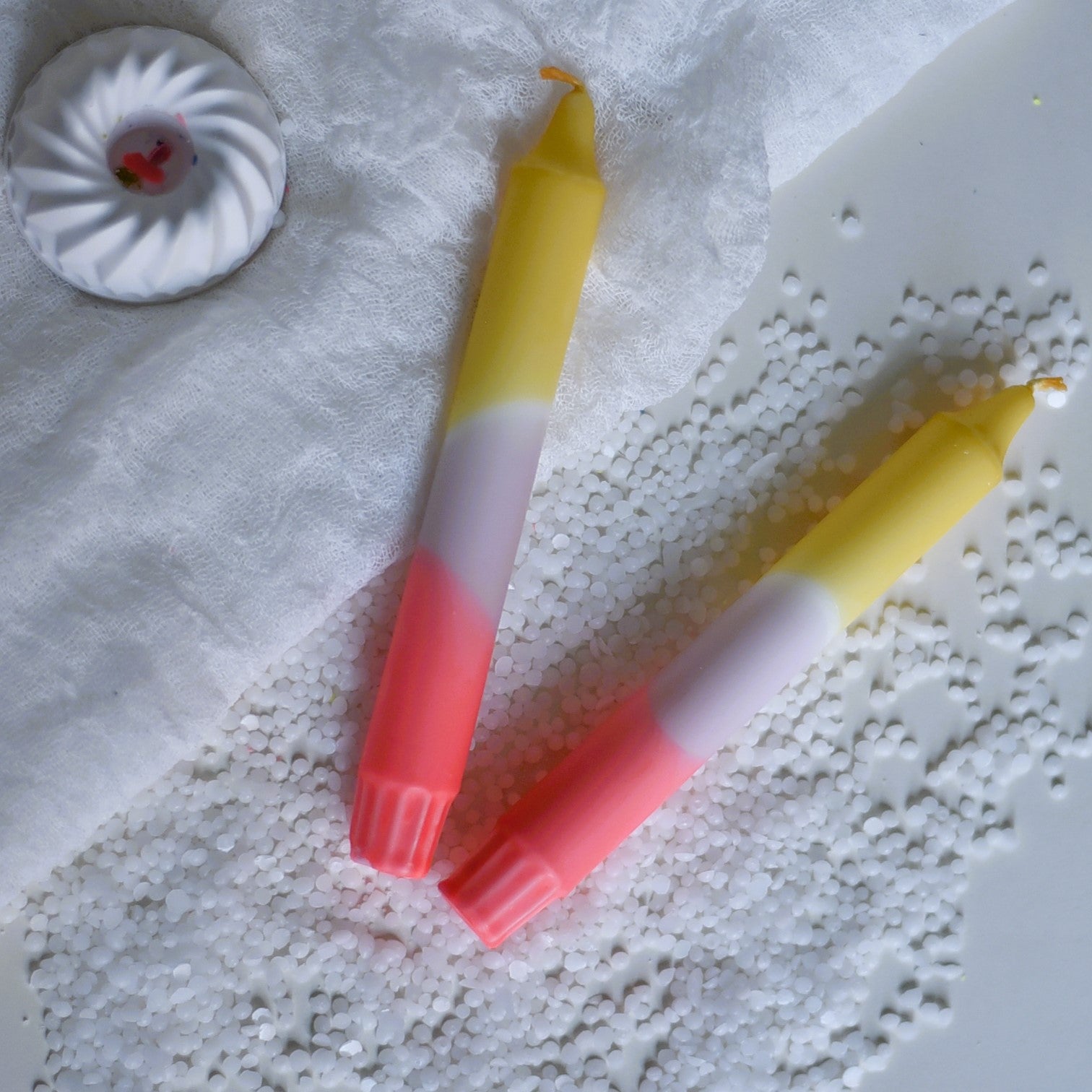 Dip Dye Kerze YeahPink | Handmade by Rosmarinparty