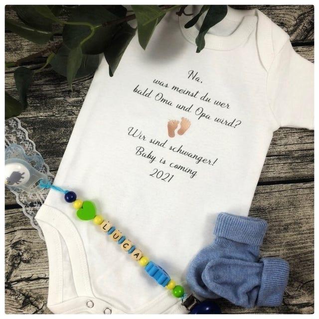 Oma & Opa Schwangerschaftsverkündung